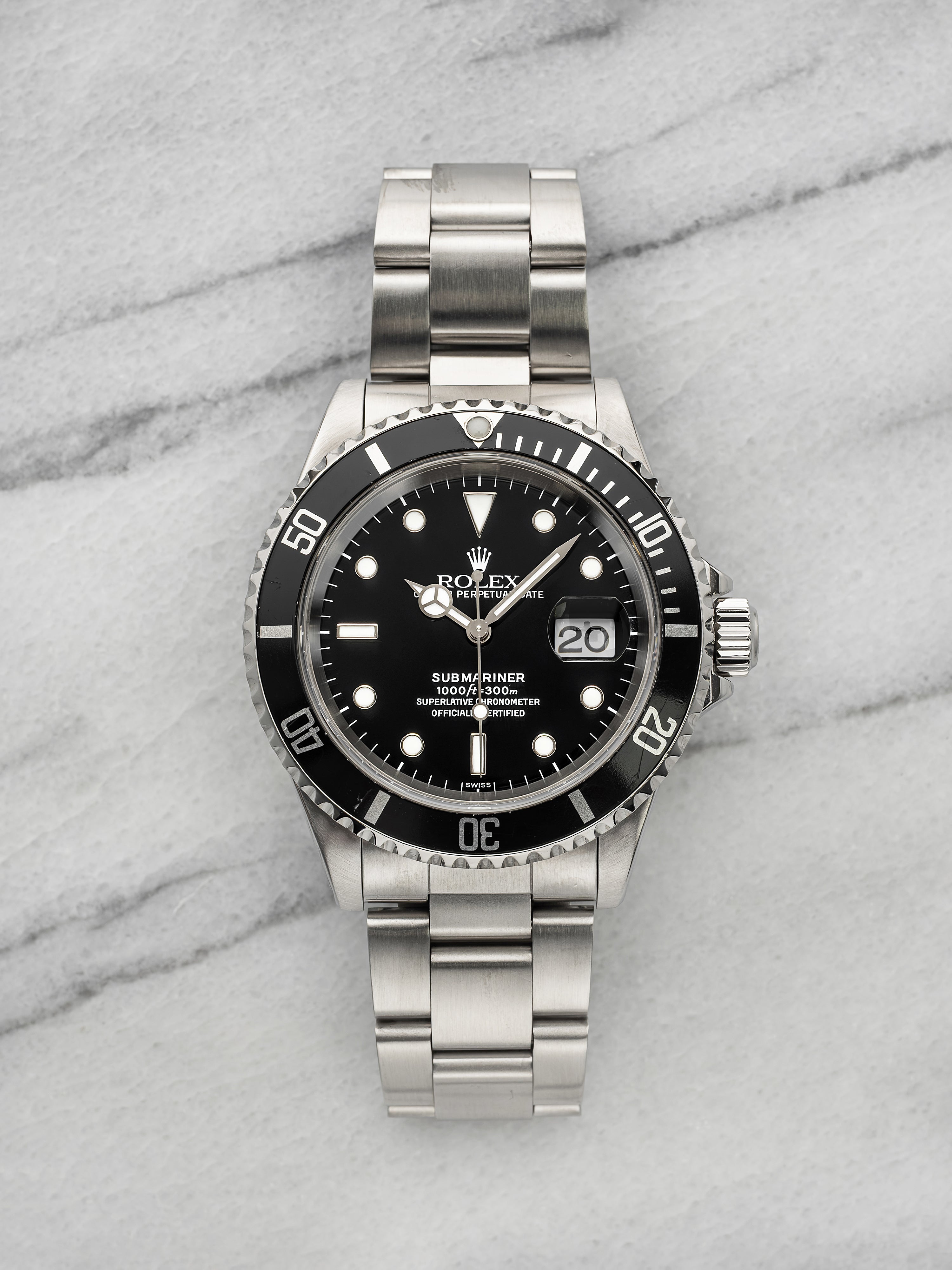Vintage 1999 Rolex Submariner 16610 Steel Black Dial Auto 40mm