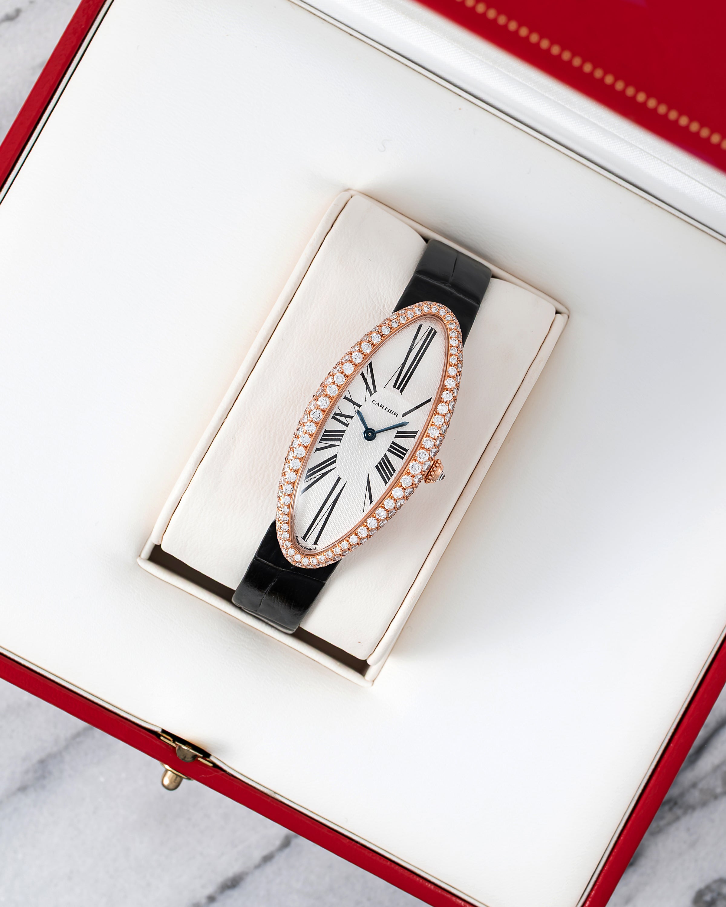 Cartier Baignoire Allongée - Diamond Set