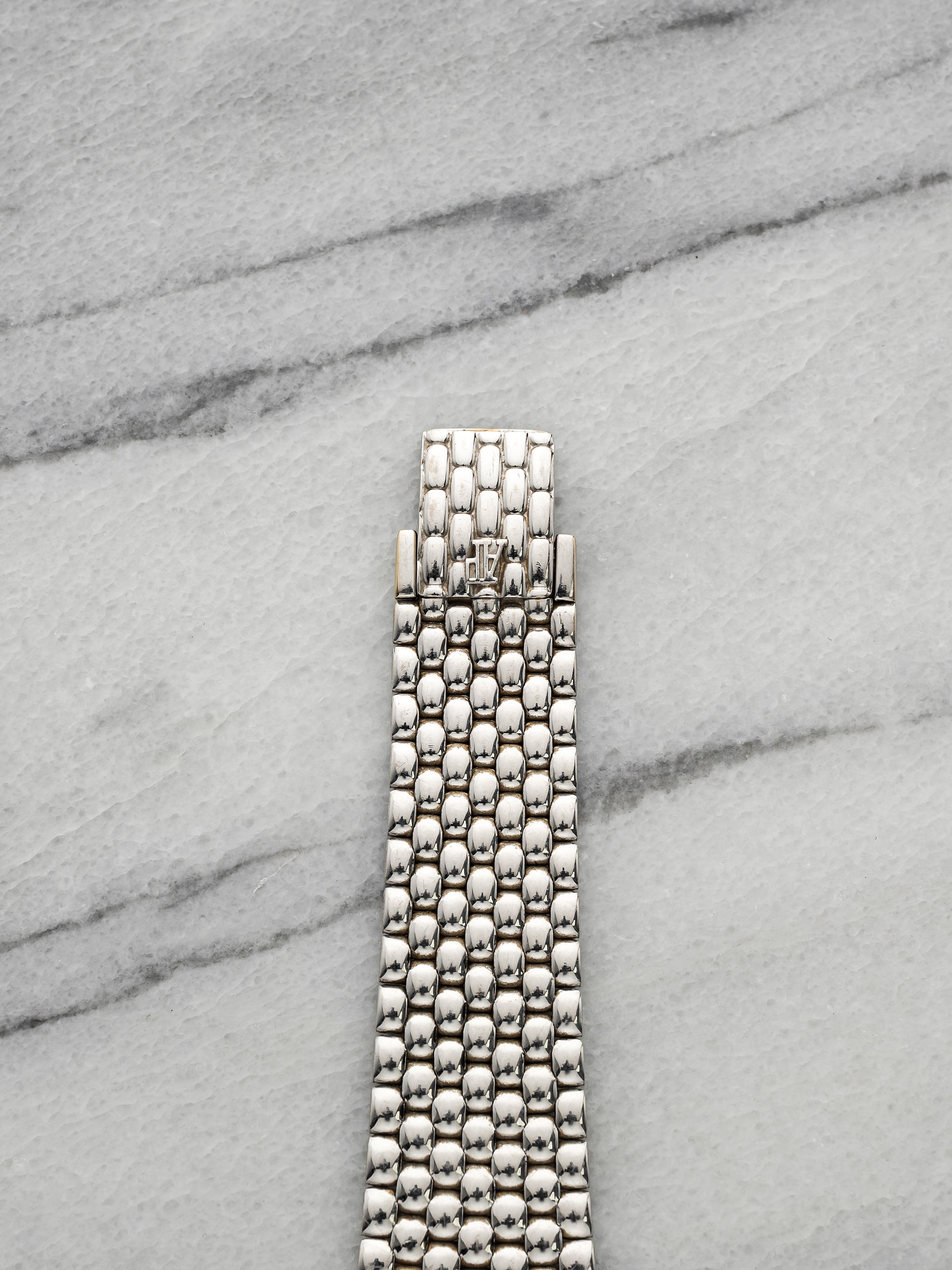 Vintage 1980s Audemars Piguet Cobra 18K White Gold Diamond Dial Manual 26mm