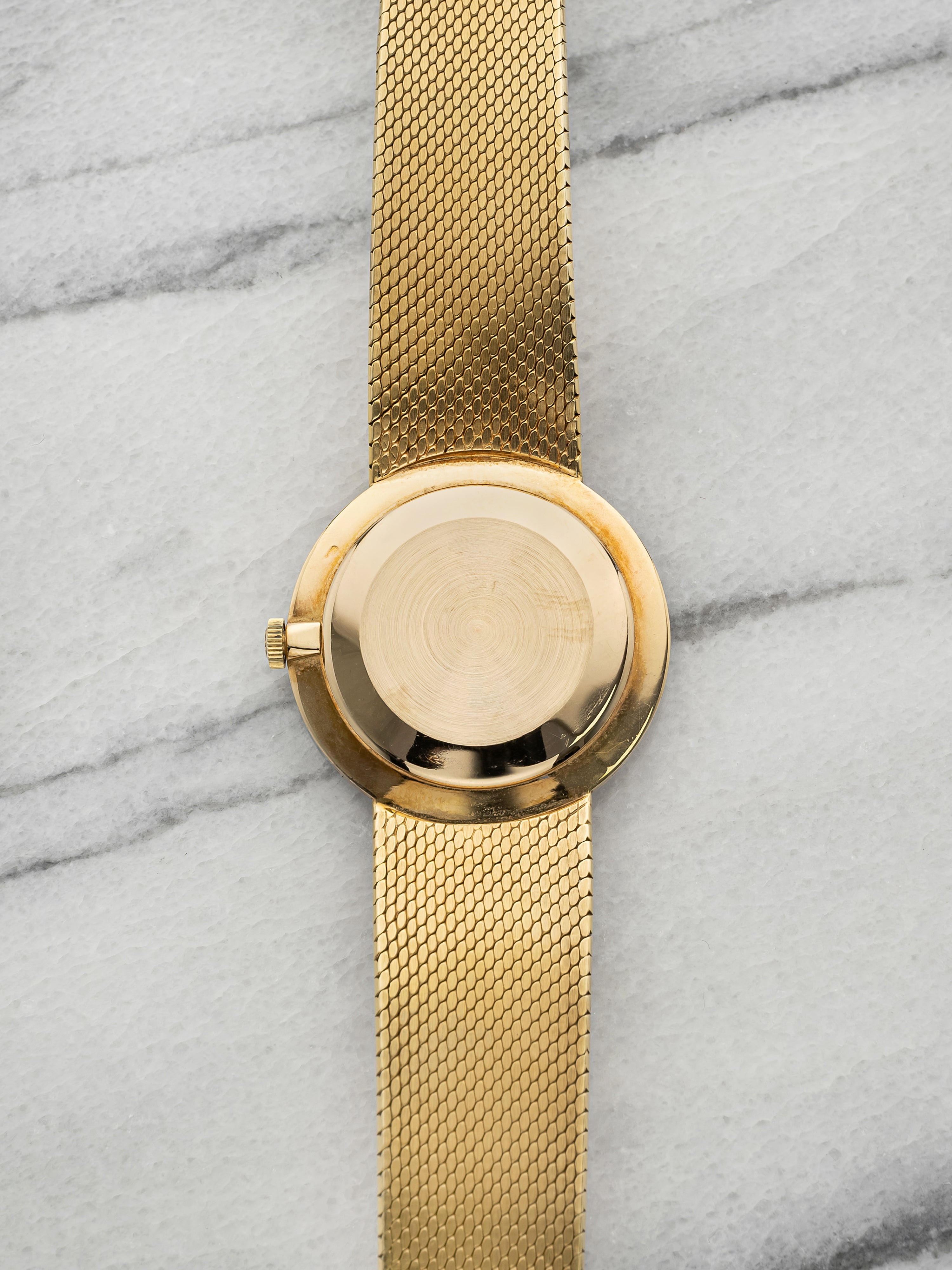 Vintage 1970s Patek Philippe Calatrava 3246 18K YG Gübelin Dial Manual 32mm