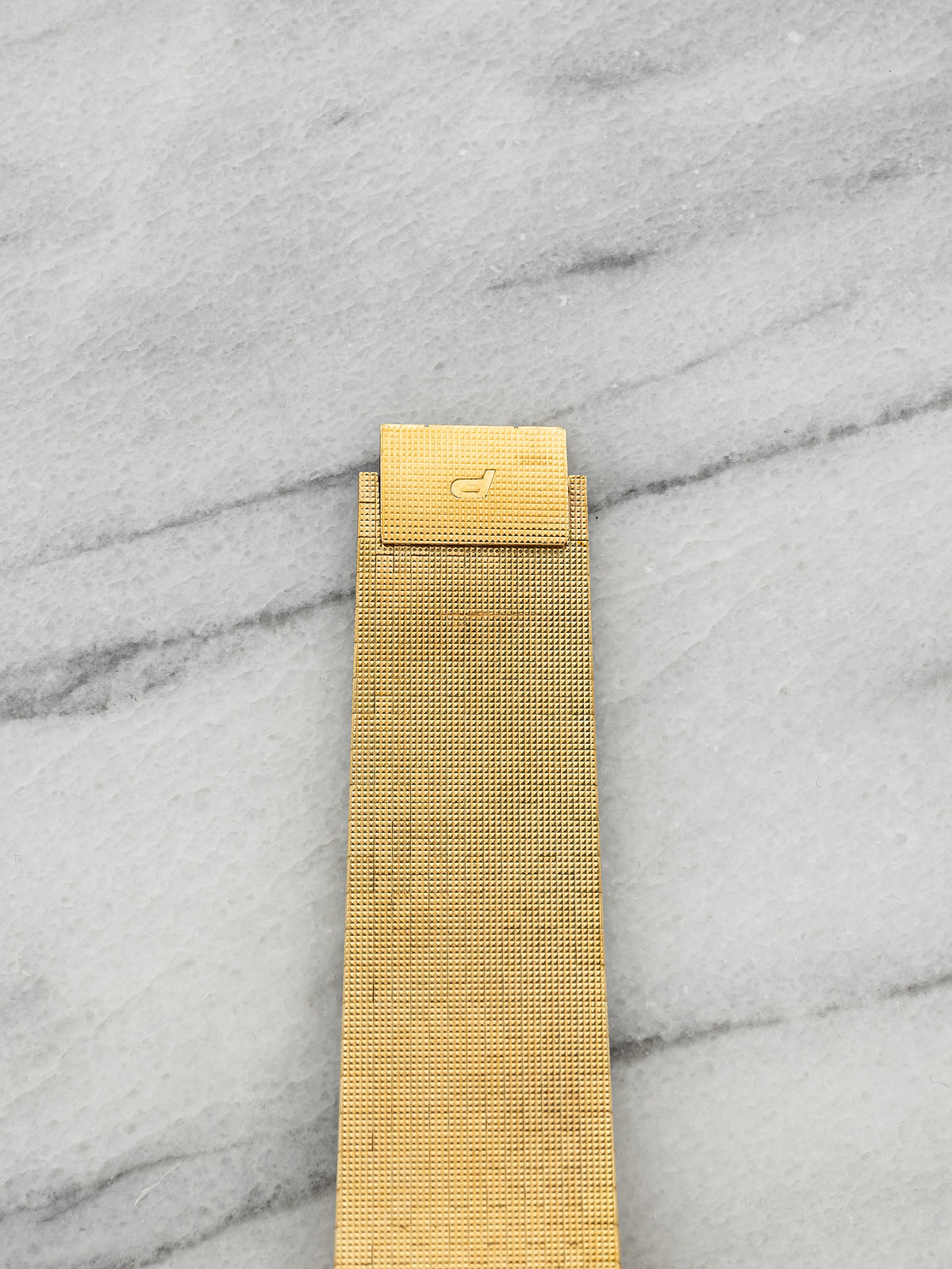 Vintage 1980s Piaget Ultra Thin Integrated 18K YG Champagne Dial Manual 23mm