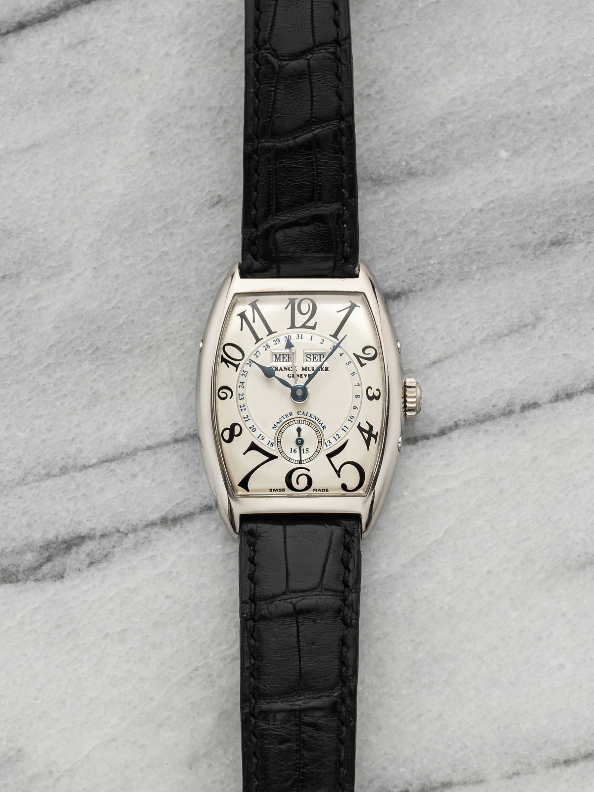 Franck Muller Master Calendar 7501 MC - 18K White Gold Cream Dial