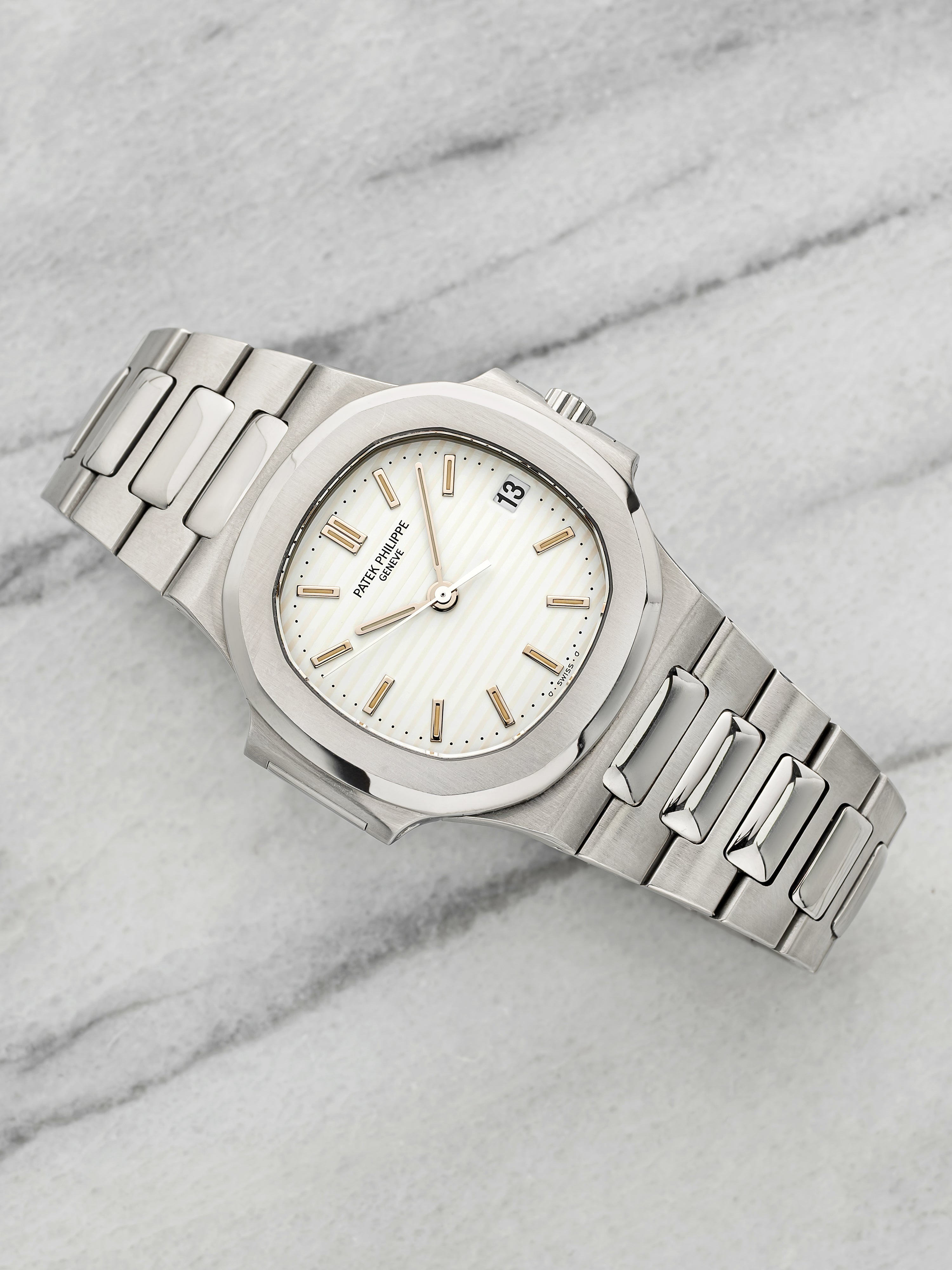 Patek Philippe Nautilus 3800 - Stainless Steel, White Dial