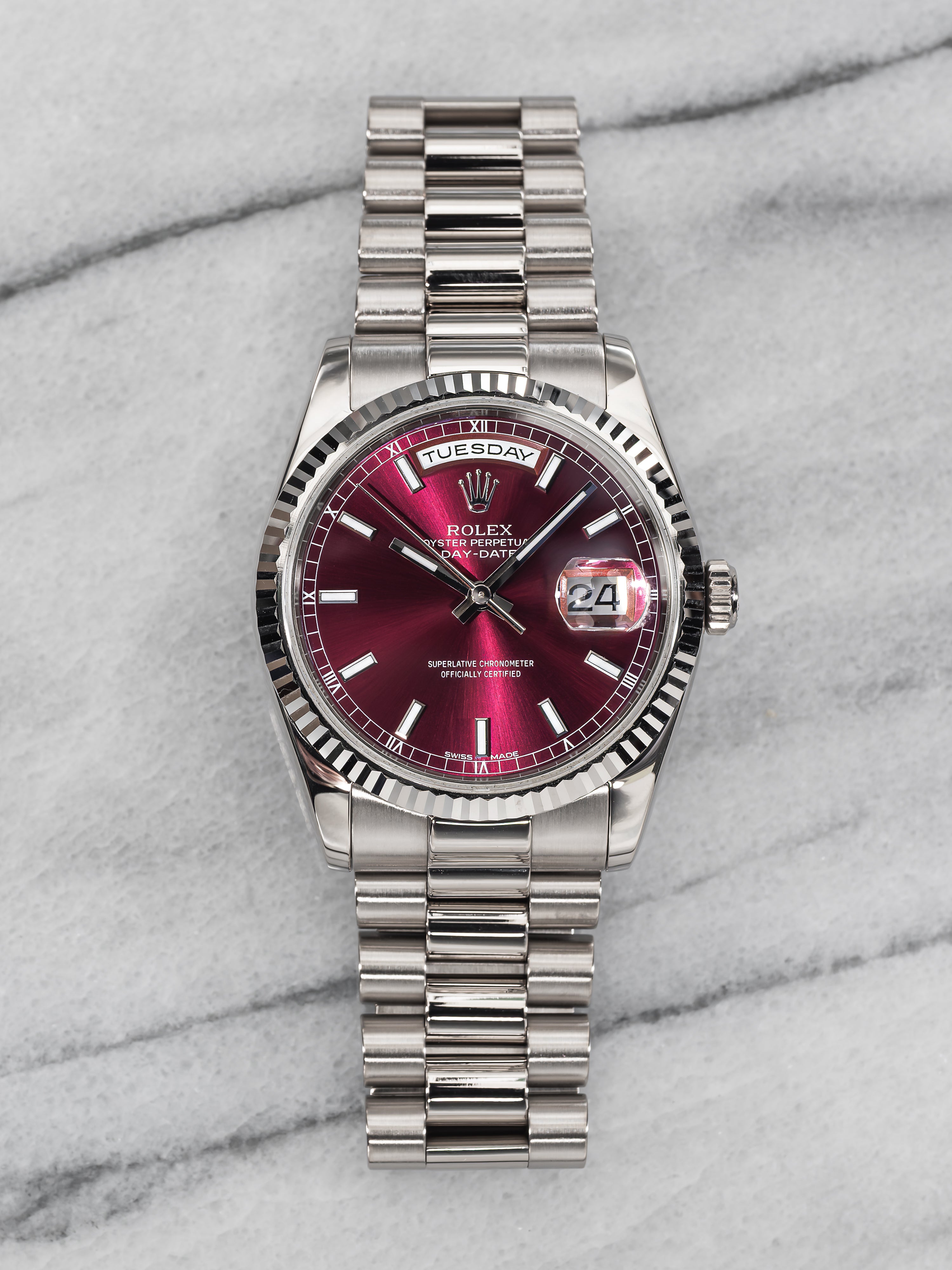 Rolex Day-Date 118239 – Cherry Dial