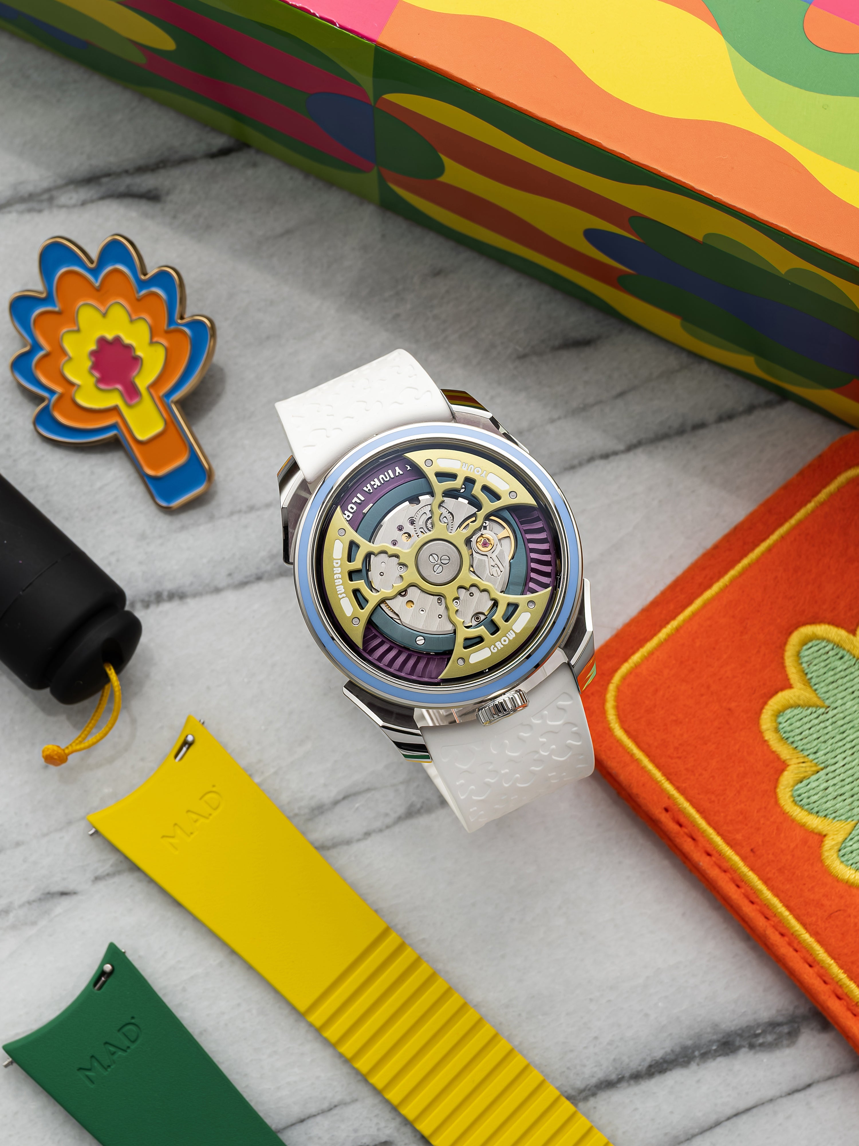 2025 MB&F M.A.D.1S Yinka Ilori Grow Your Dreams Sun Edition Steel Automatic 42mm