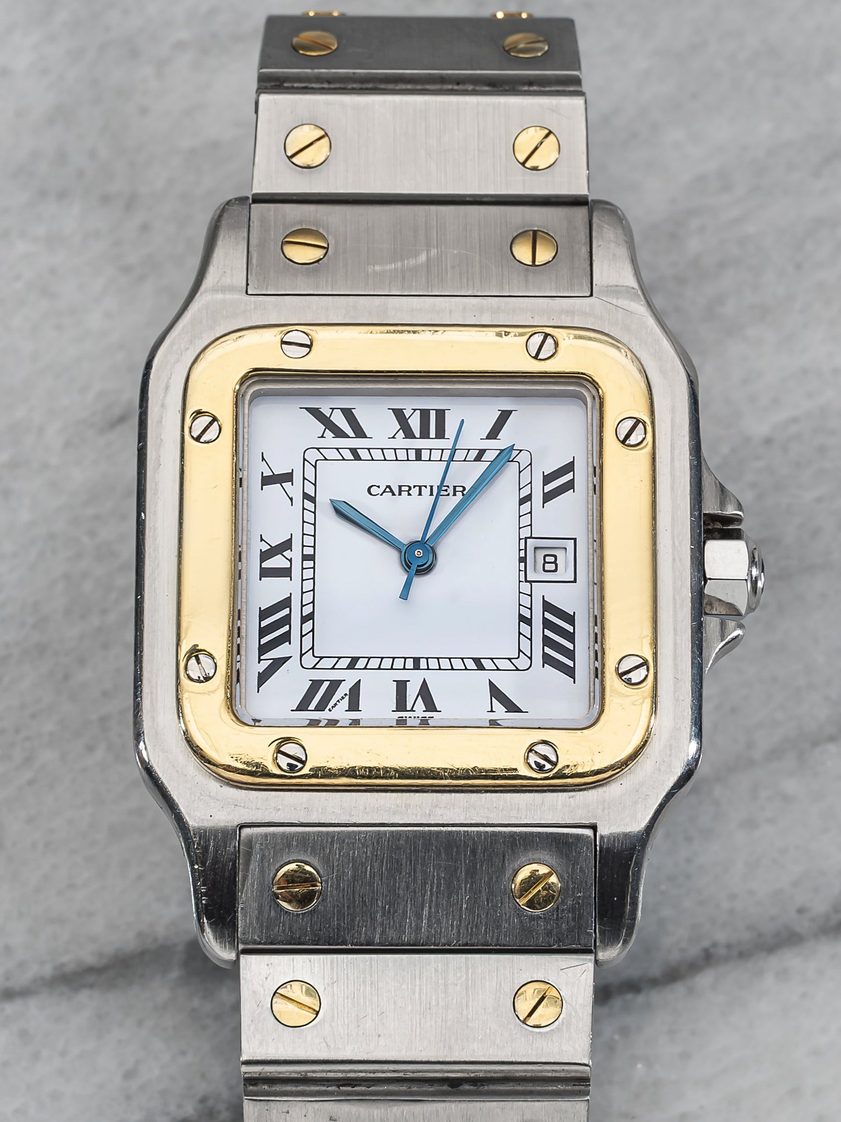 Cartier Santos 2961 – White Roman Dial