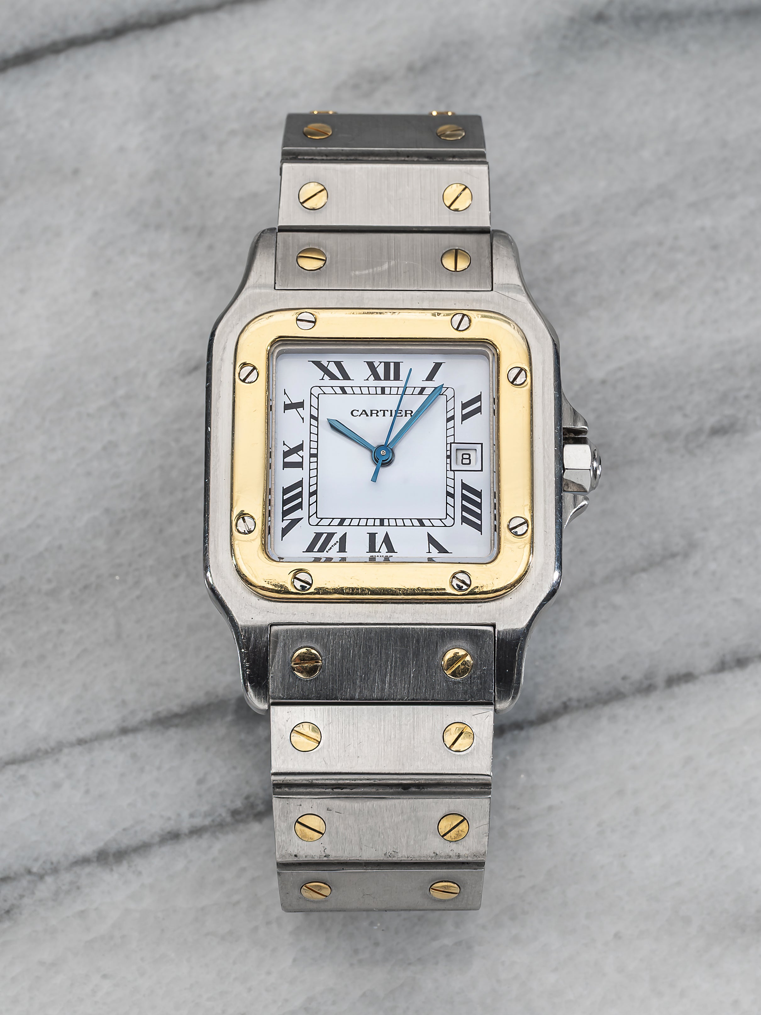 Cartier Santos 2961 – White Roman Dial