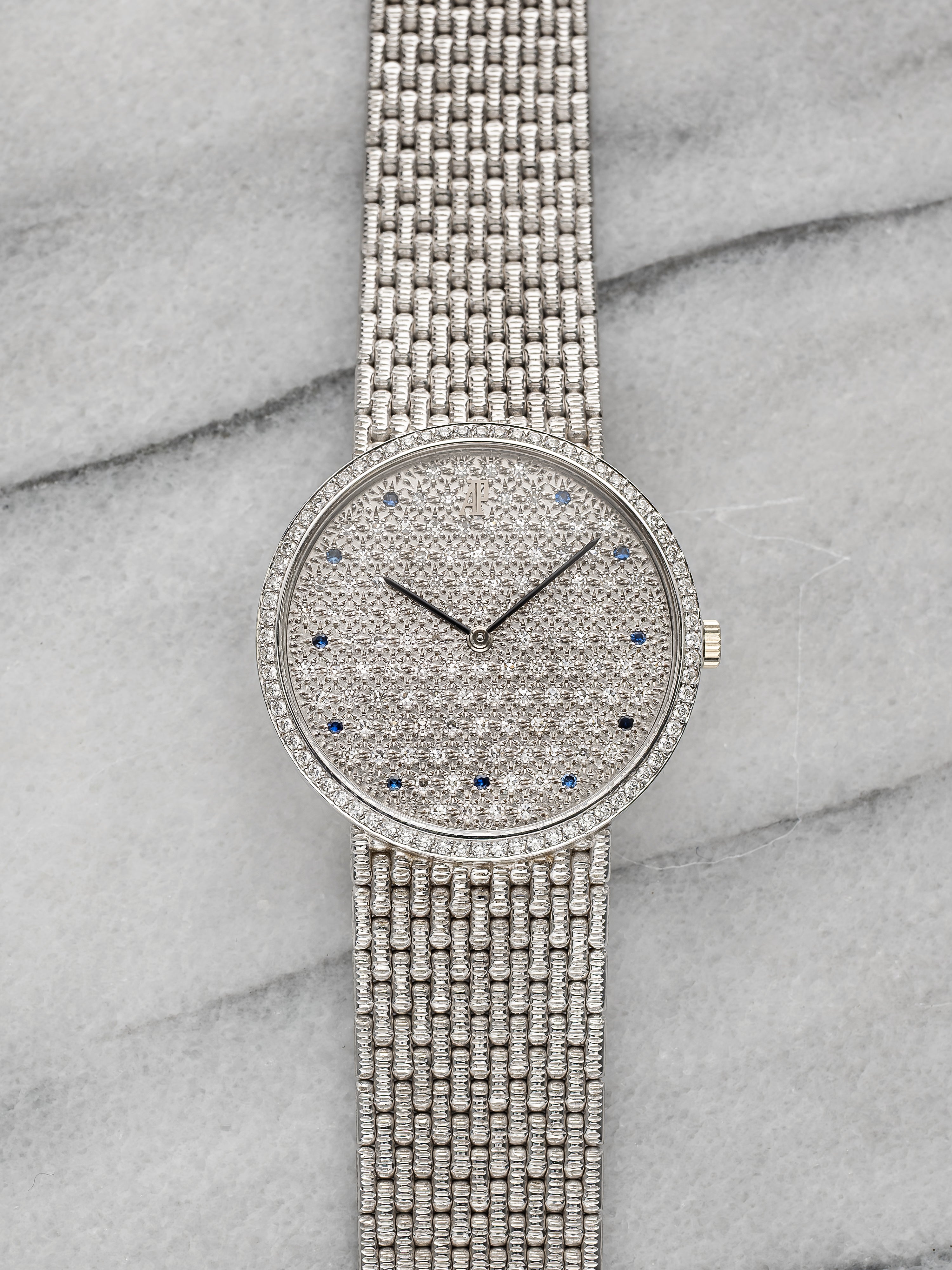 Audemars Piguet - Diamond Pave Dial & Bezel.