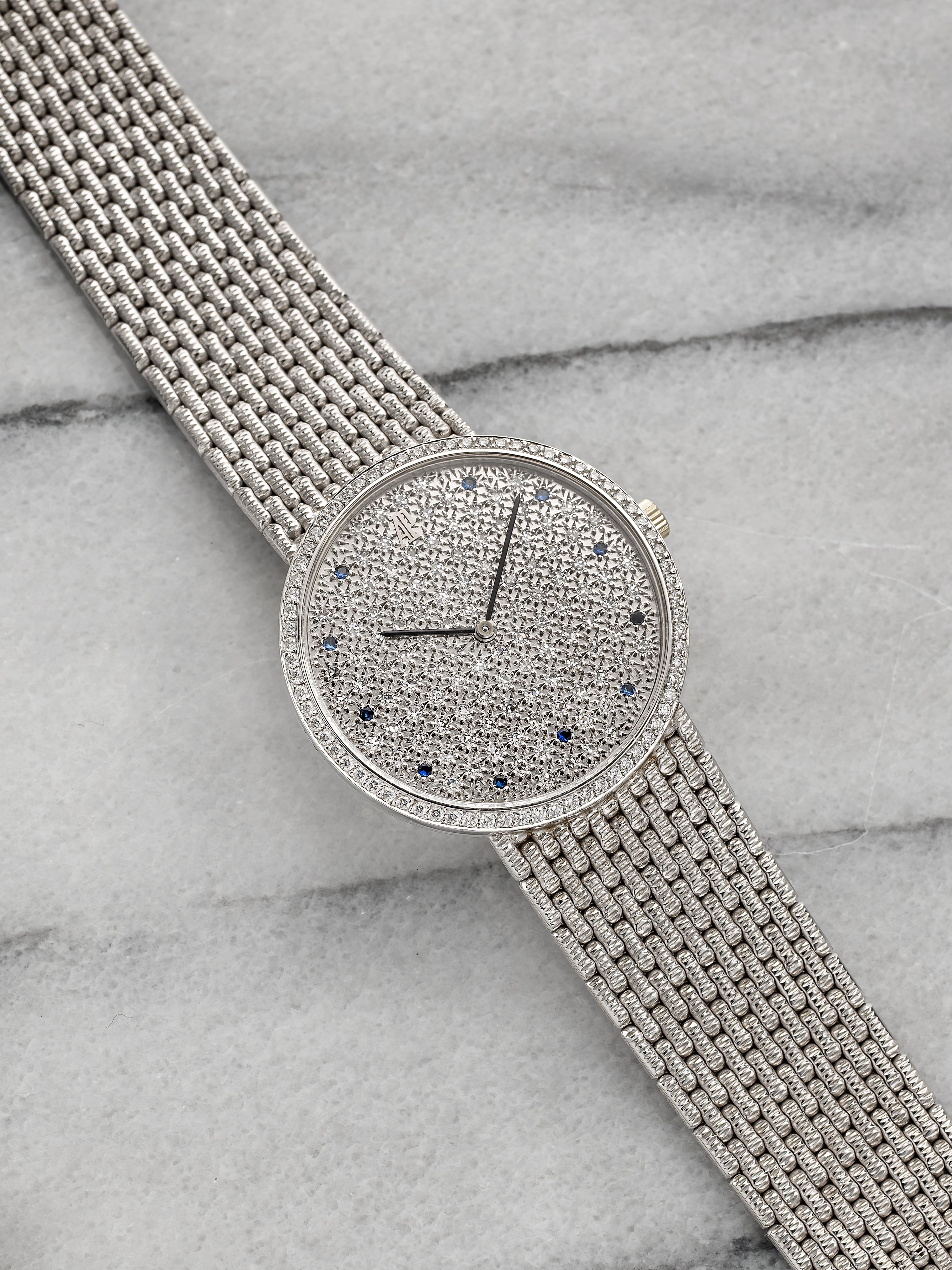 Audemars Piguet - Diamond Pave Dial & Bezel.