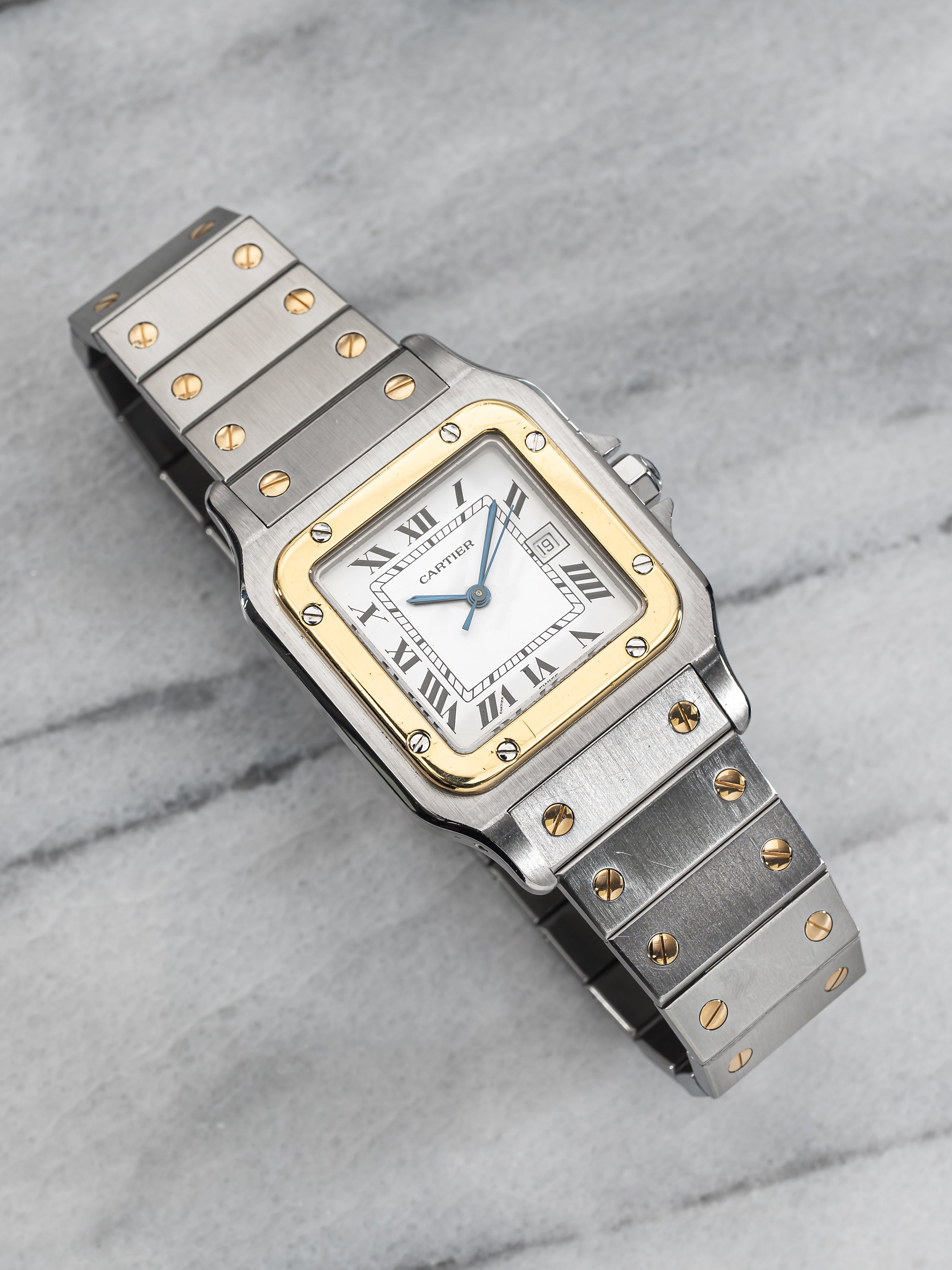 Cartier Santos 2961 – White Roman Dial