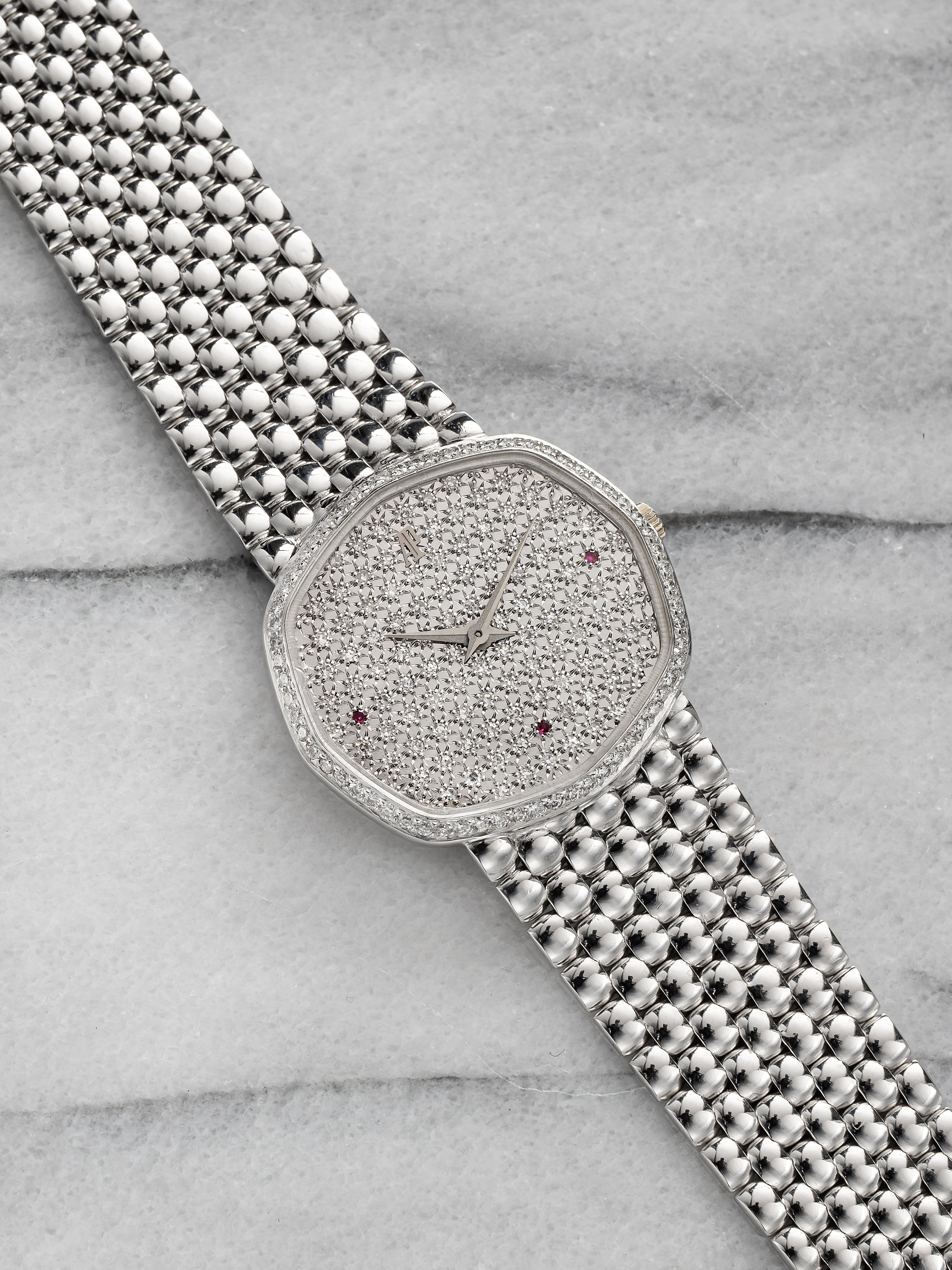 Audemars Piguet - Diamond Pave Dial & Bezel.