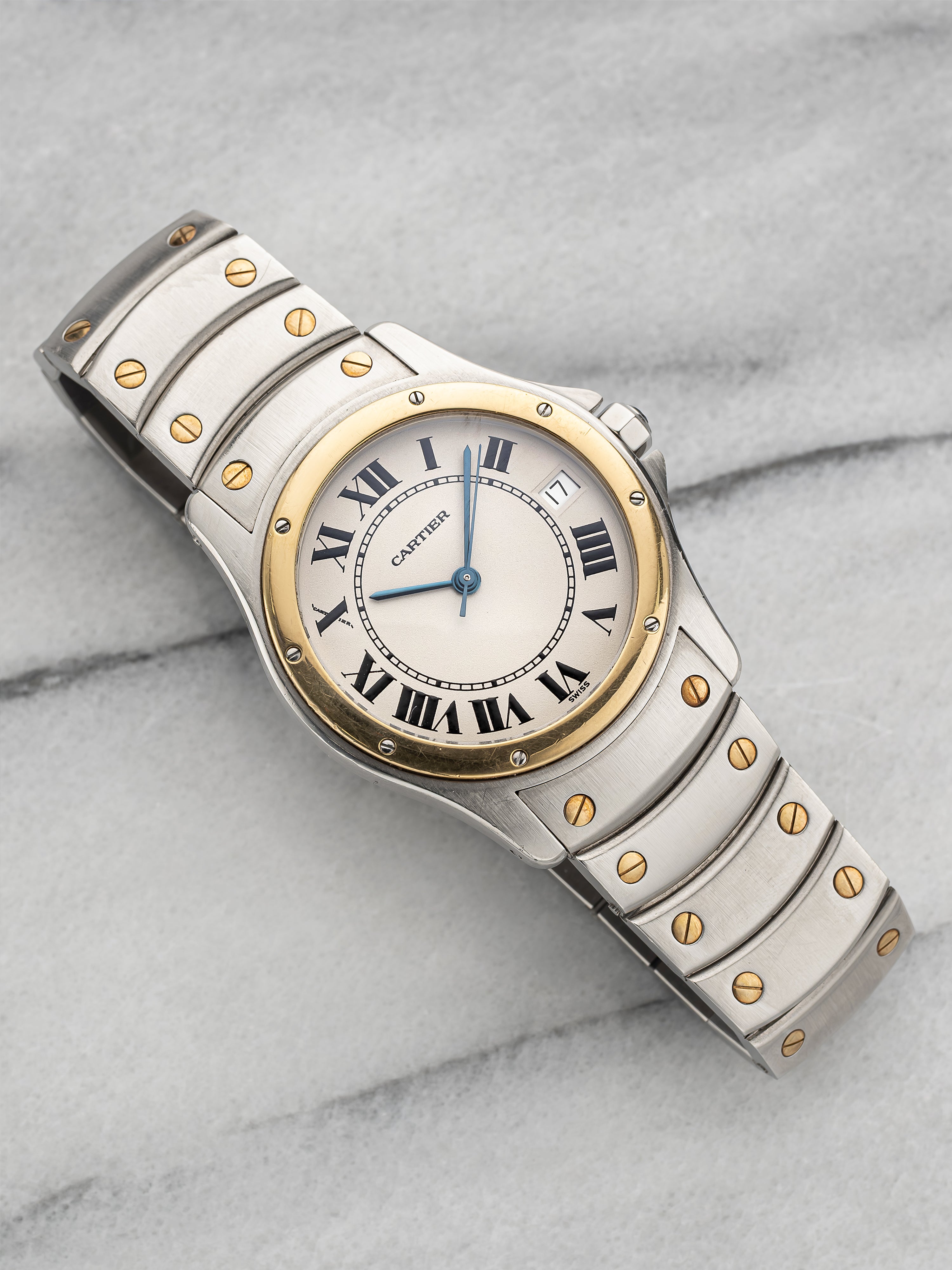 Cartier Rondo - White Roman Dial