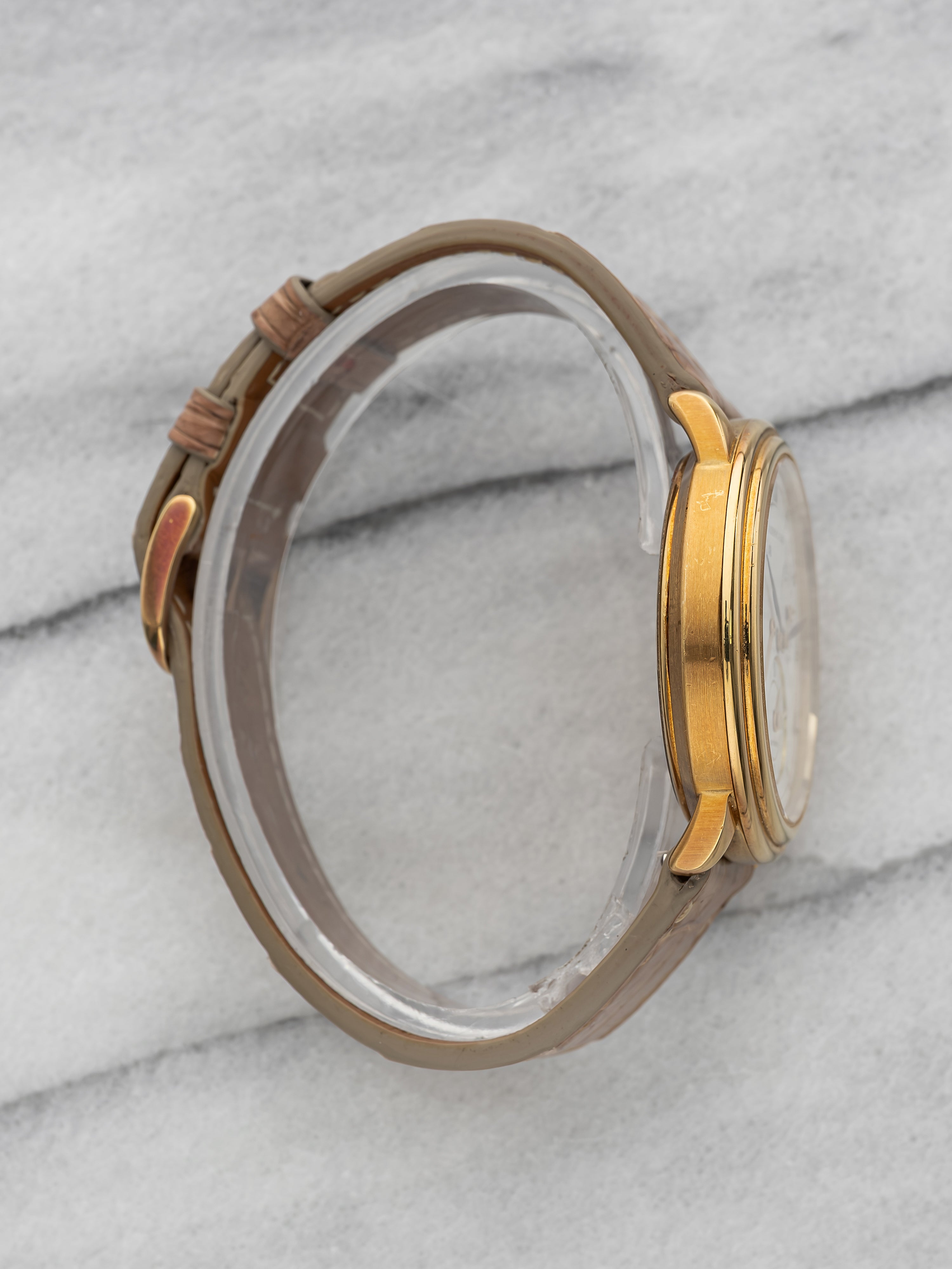 Audemars Piguet Dual Time 25685BA – 18K Yellow Gold White Dial