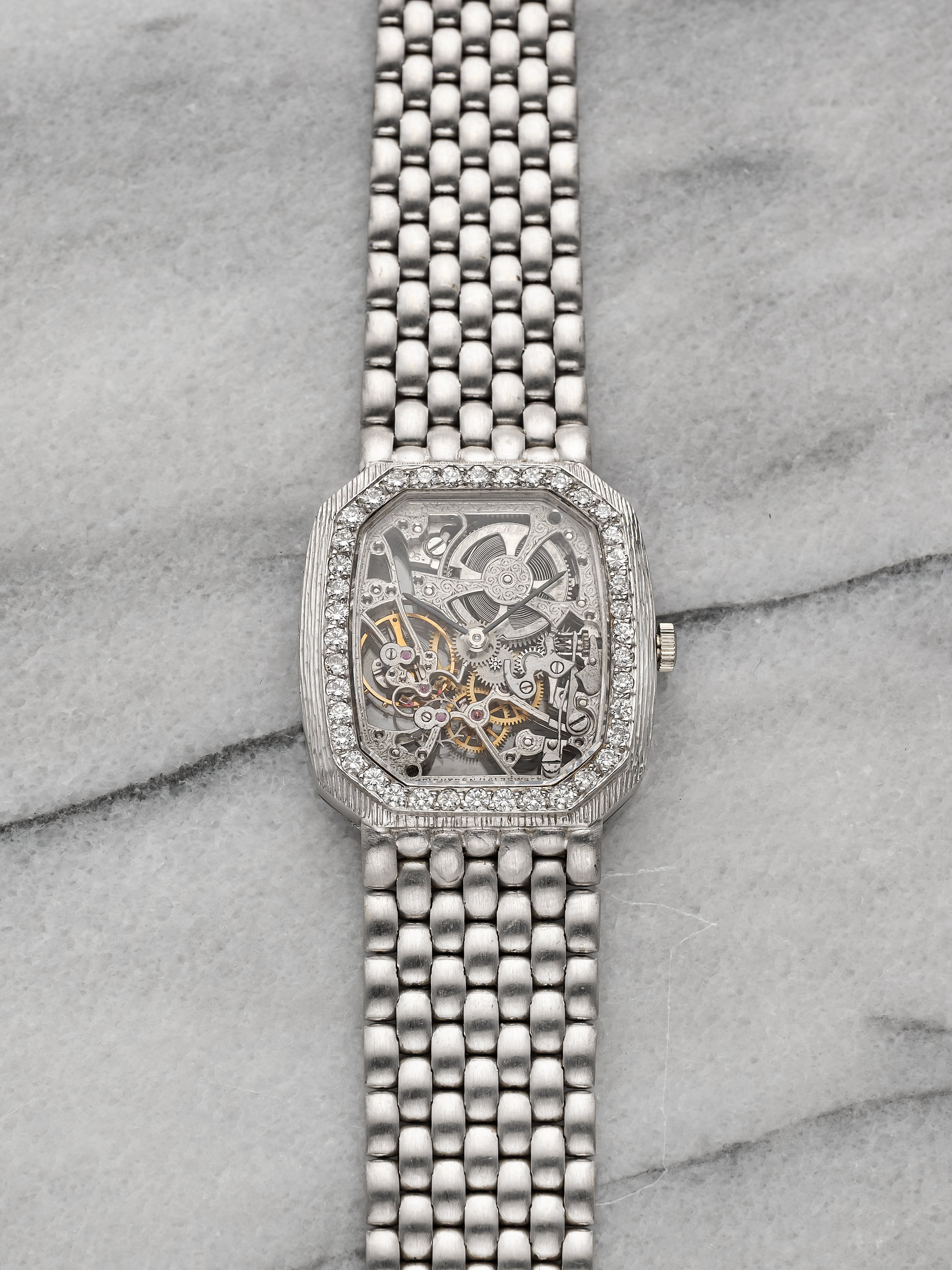 Audemars Piguet - Skeleton Dial & Diamond Bezel.