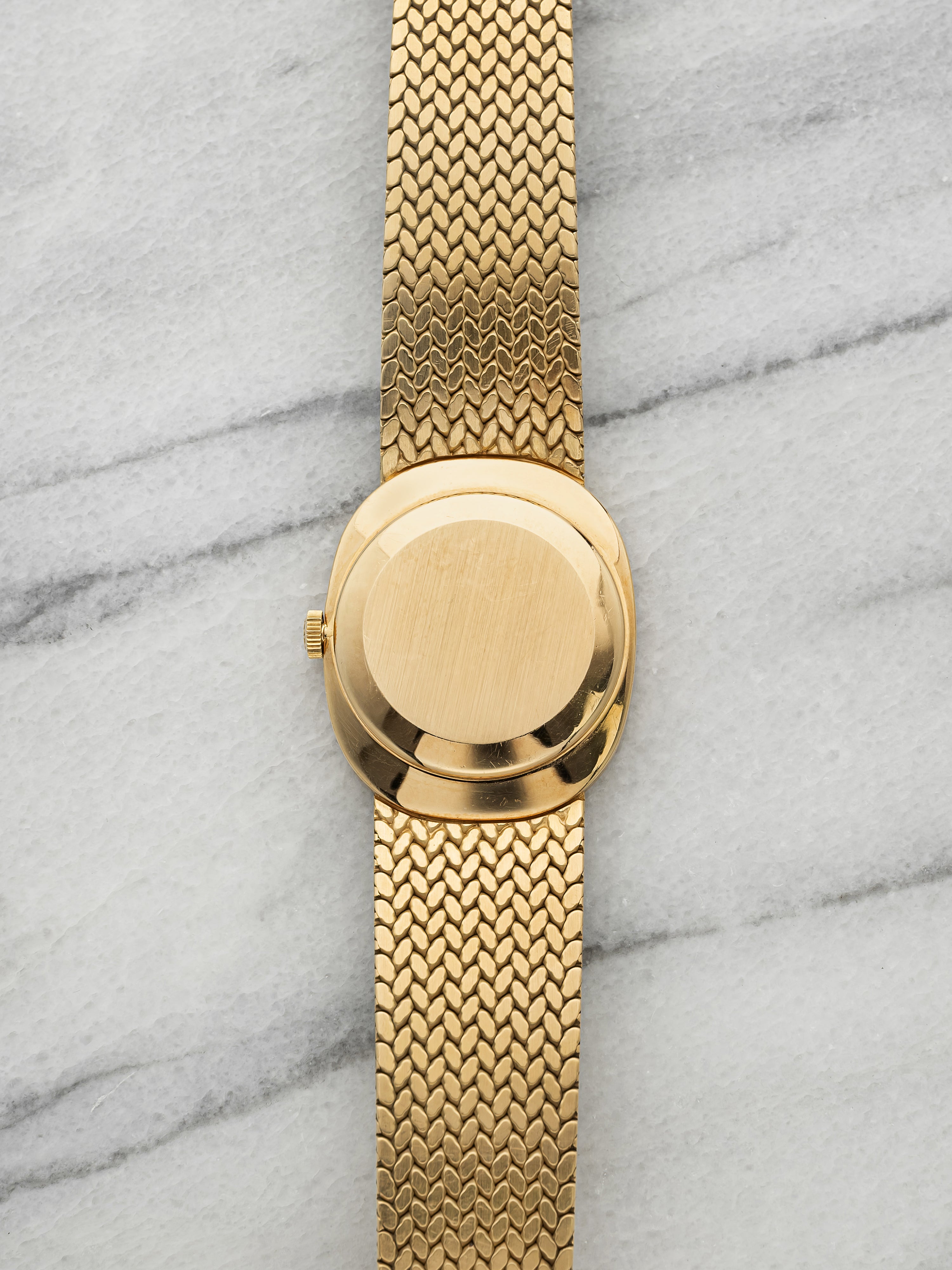 Vintage 1970s Patek Philippe Ellipse 3584/1 18K YG Champagne Dial Manual 27mm