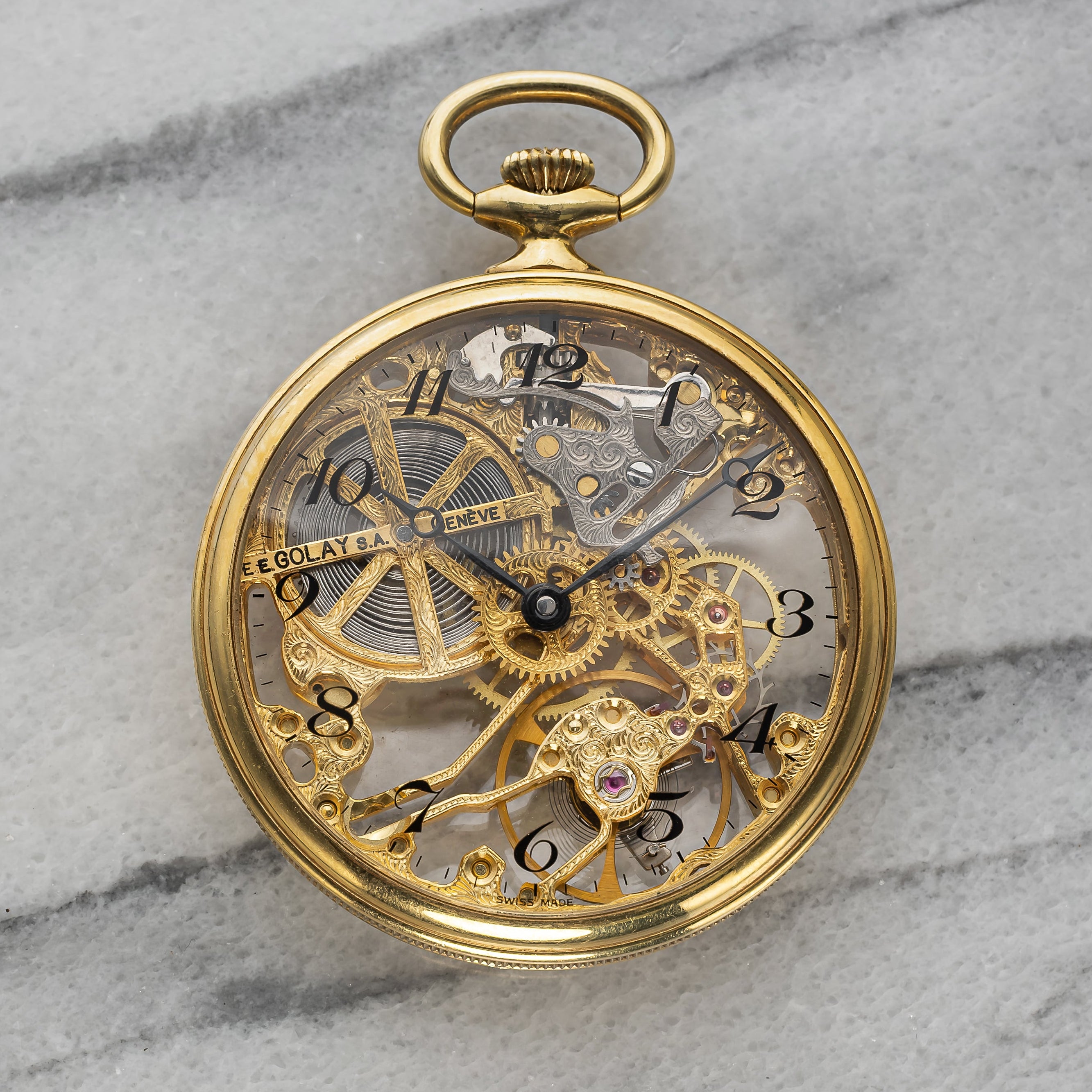 Golay Pocket Watch - Skeleton Dial
