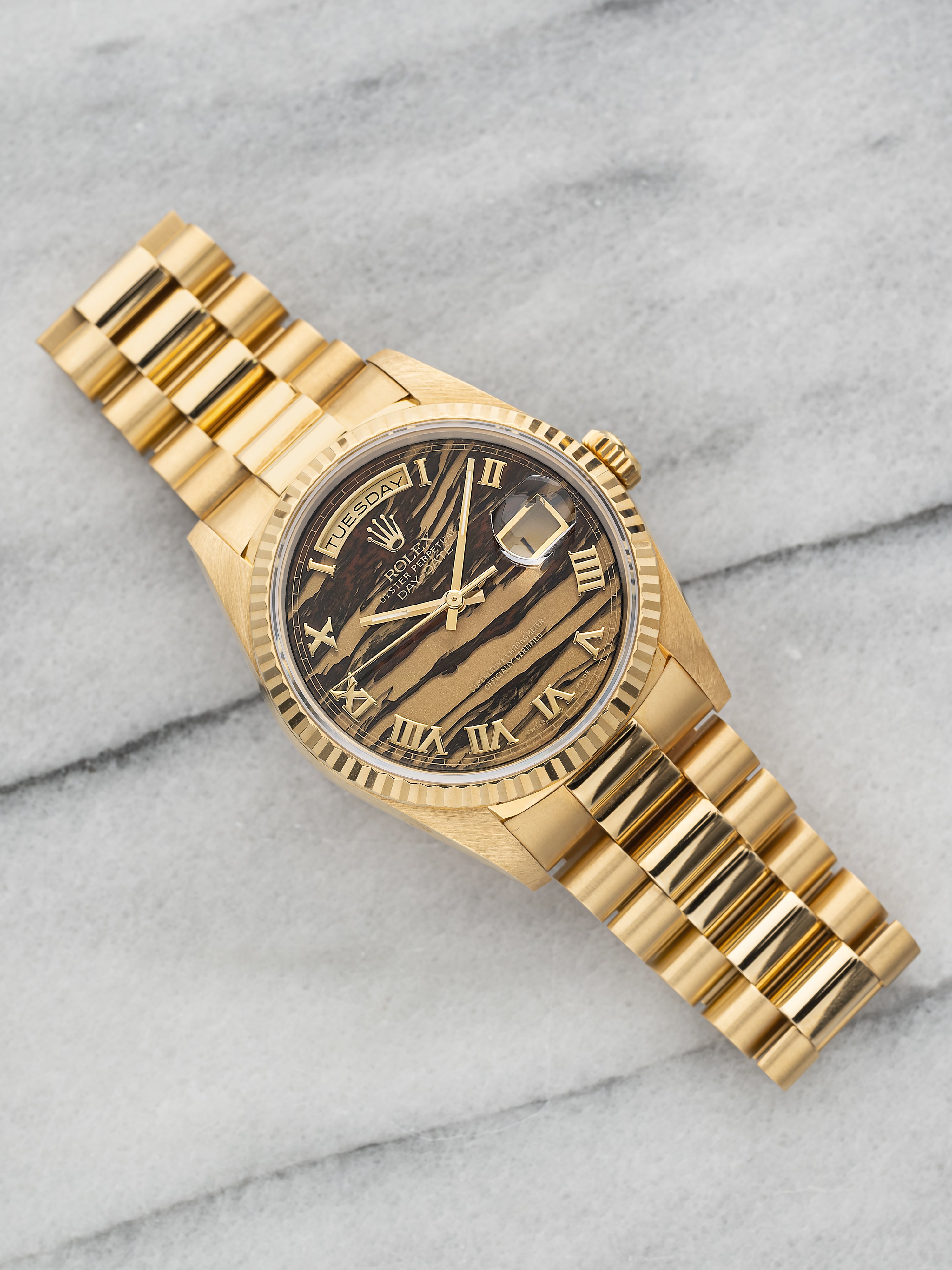 1989 Rolex Day-Date 18238 – Obsidian Stone Dial