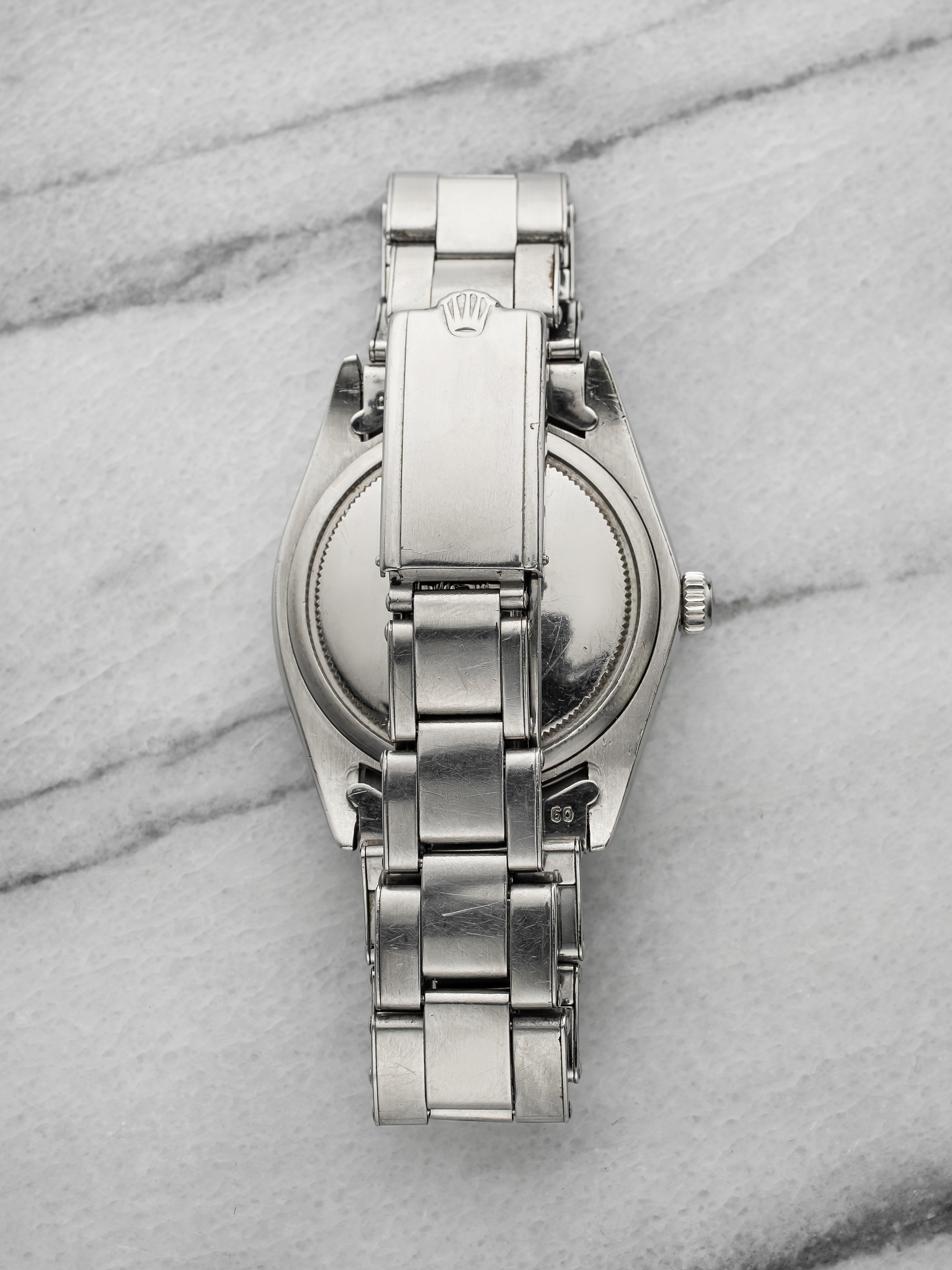 1974 Rolex Oysterdate 6694 Stainless Steel Champagne Dial Manual 34mm