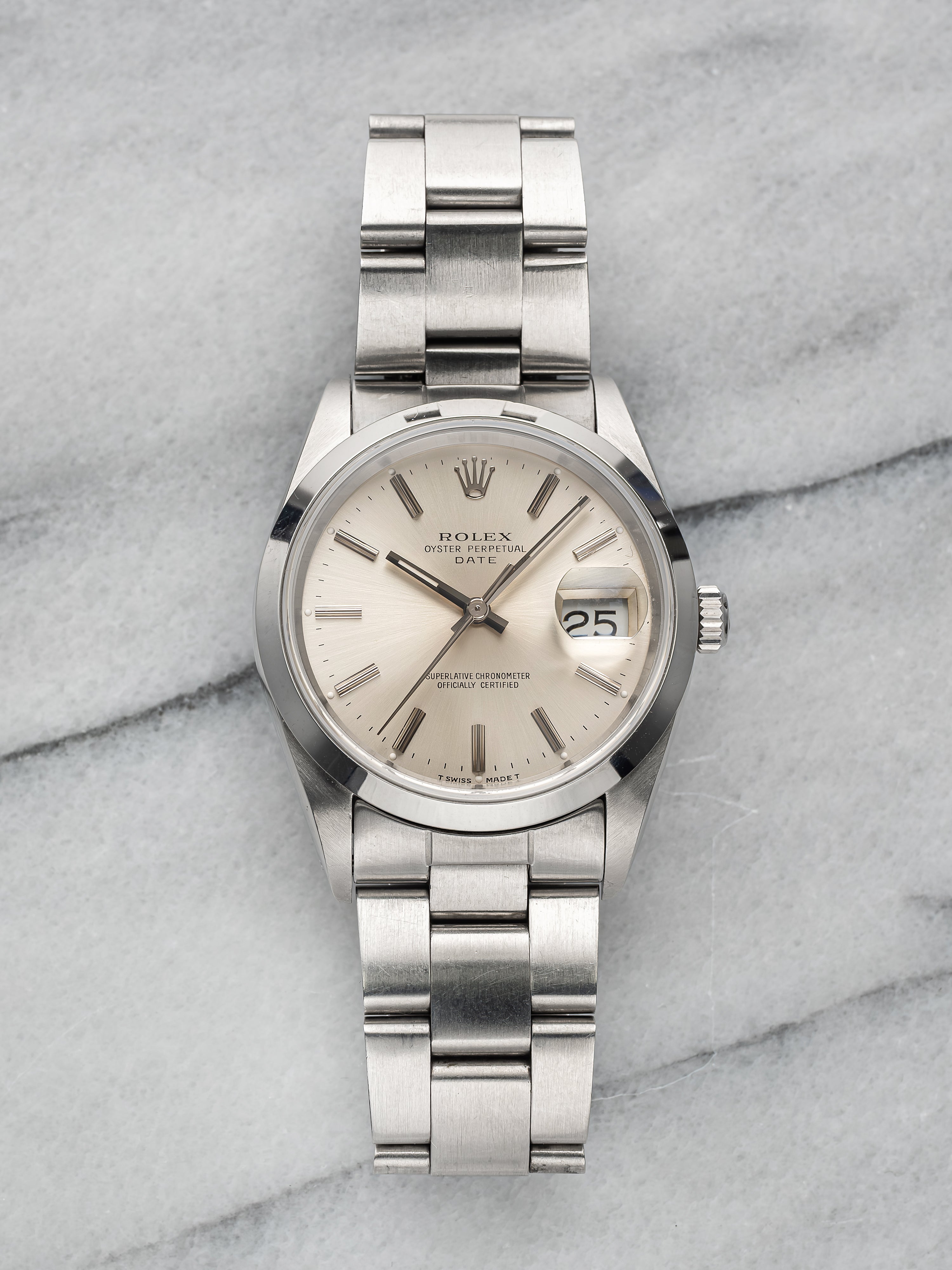 1991 Rolex OP 15200 - Silver Dial