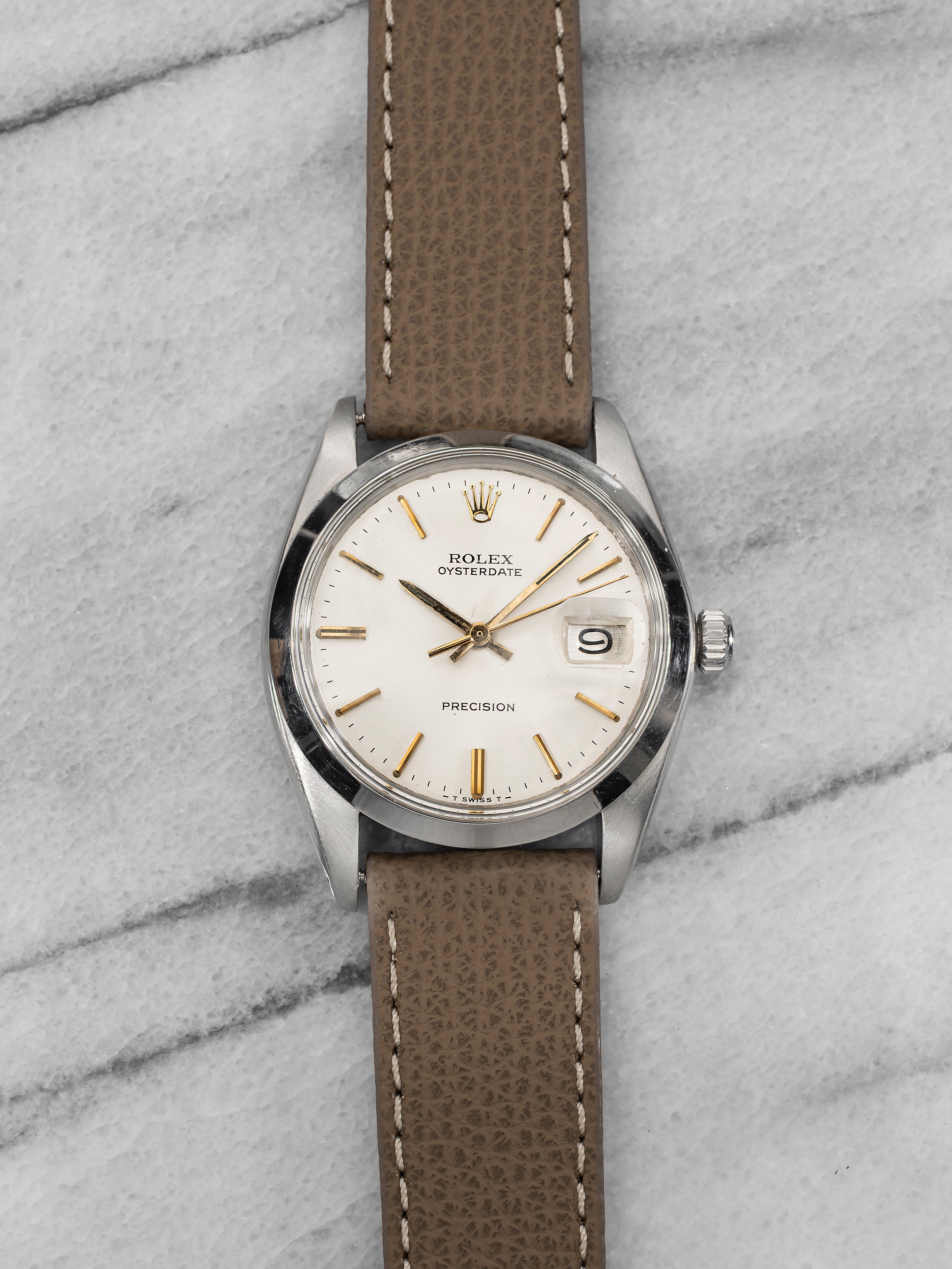 Rolex Oysterdate Precision 6694 – Silver Dial