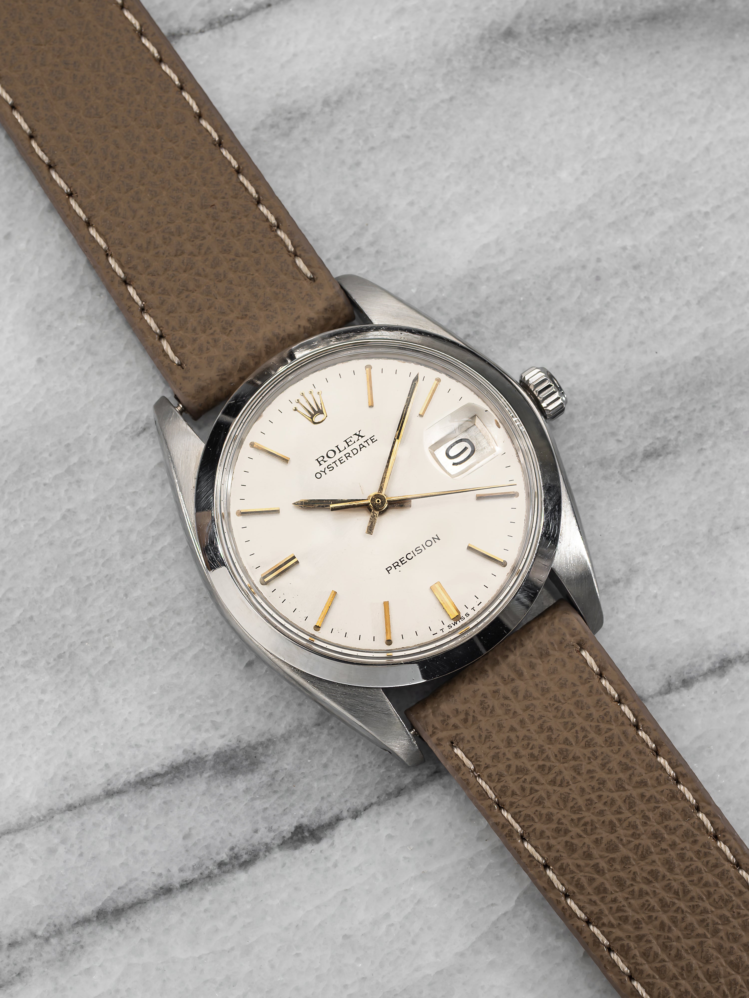 Rolex Oysterdate Precision 6694 – Silver Dial