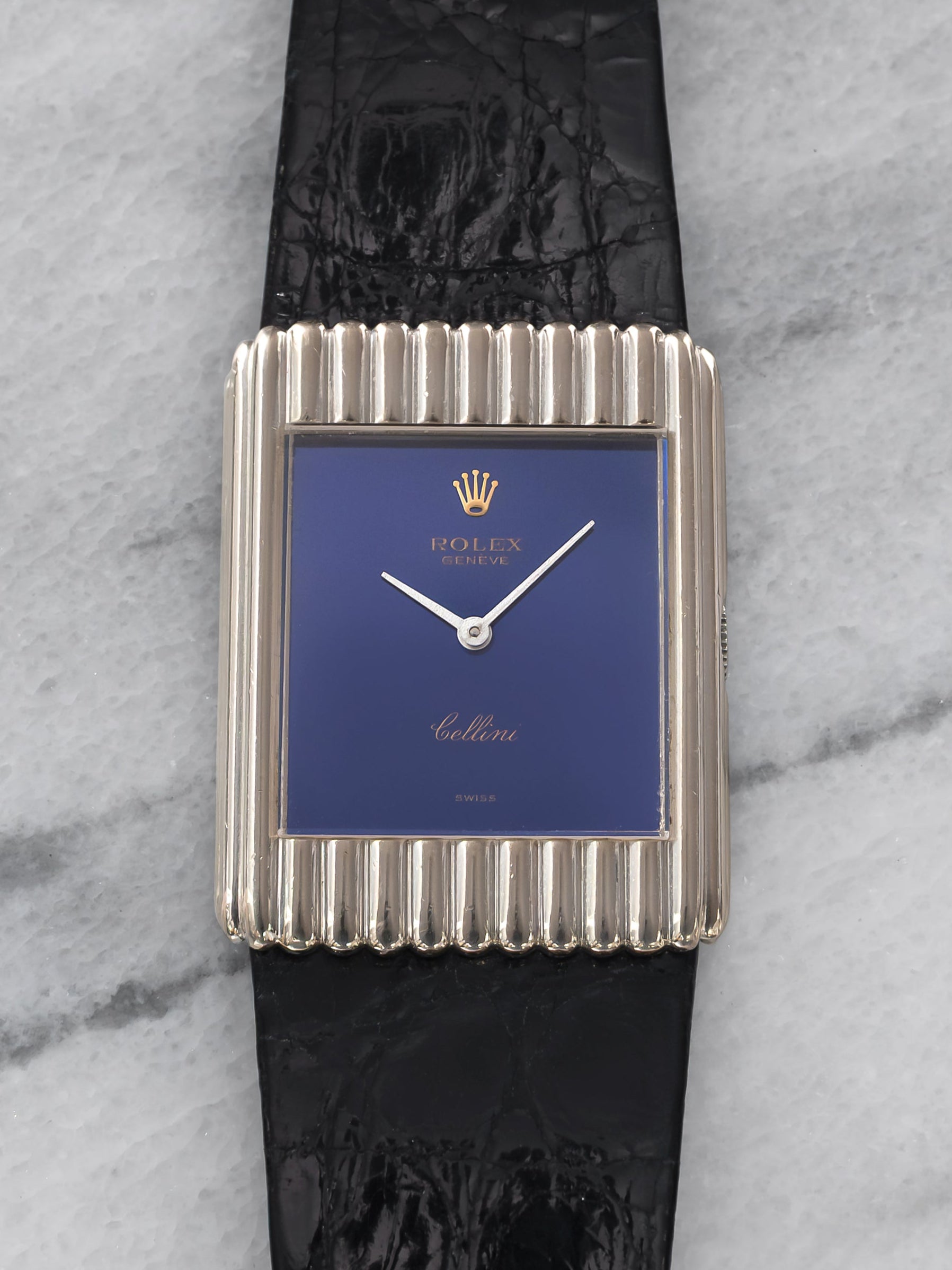 Rolex Cellini 4016 - Blue Mirror Dial