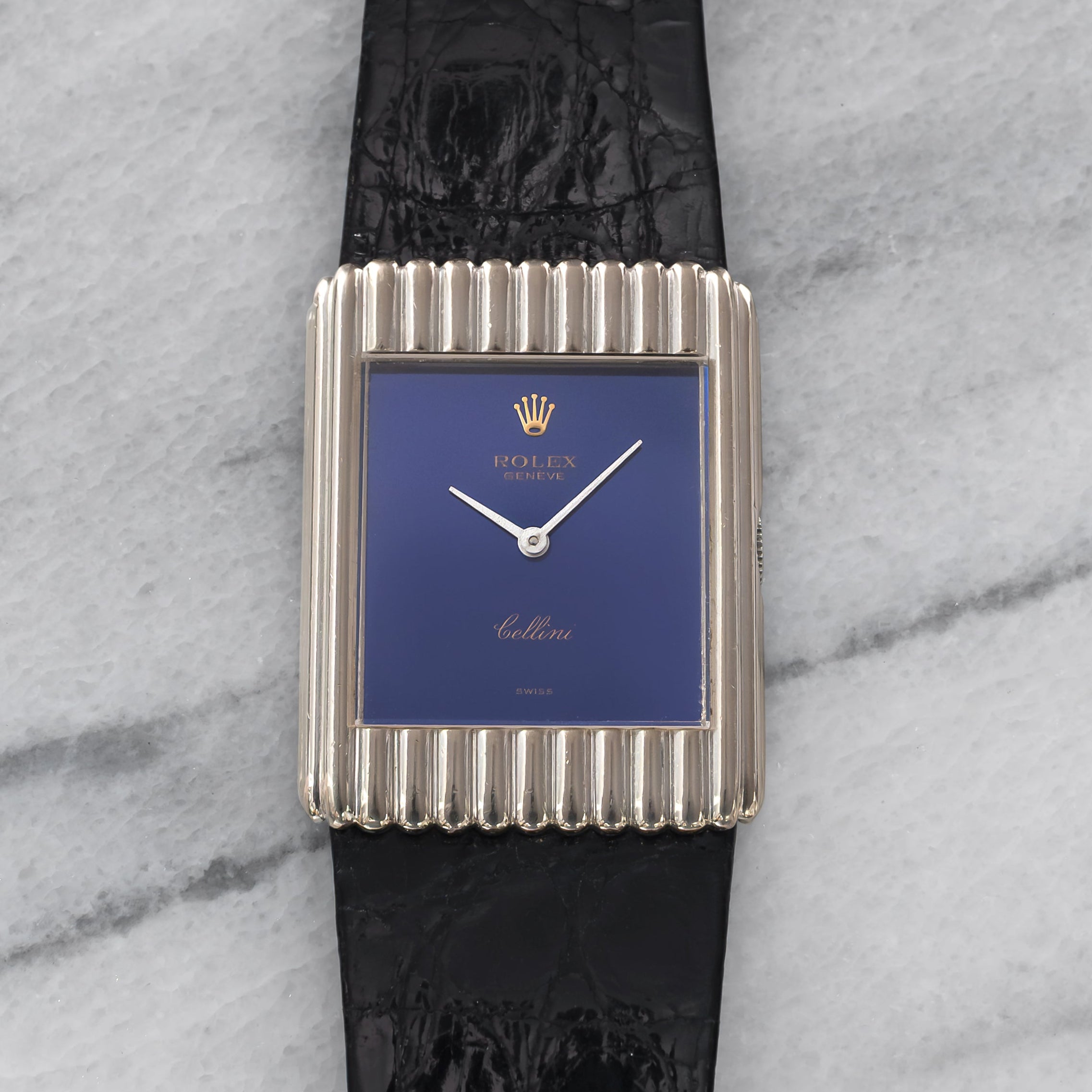 Rolex Cellini 4016 - Blue Mirror Dial