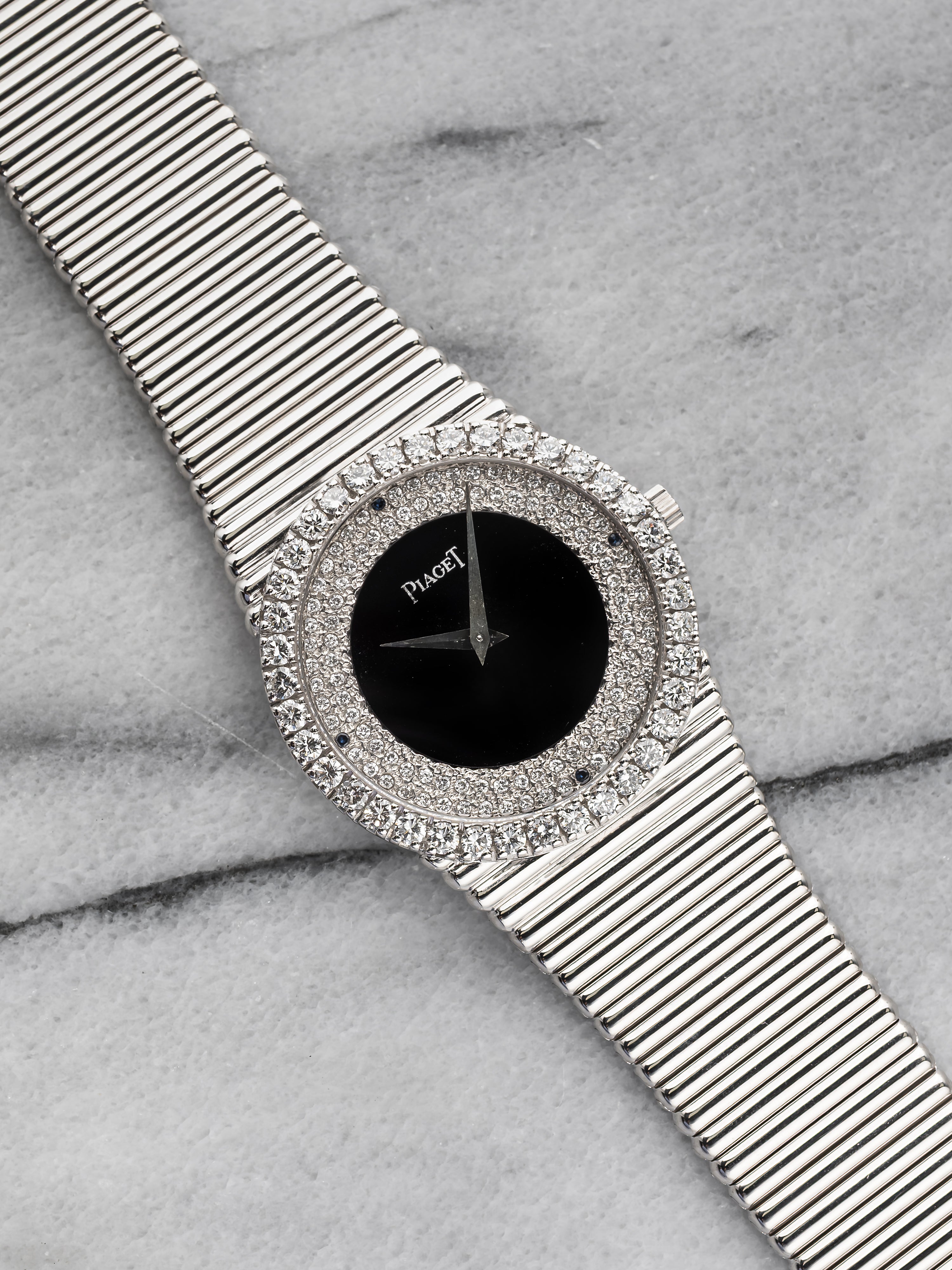 Piaget Emperador - Onyx & Diamond Pave Dial