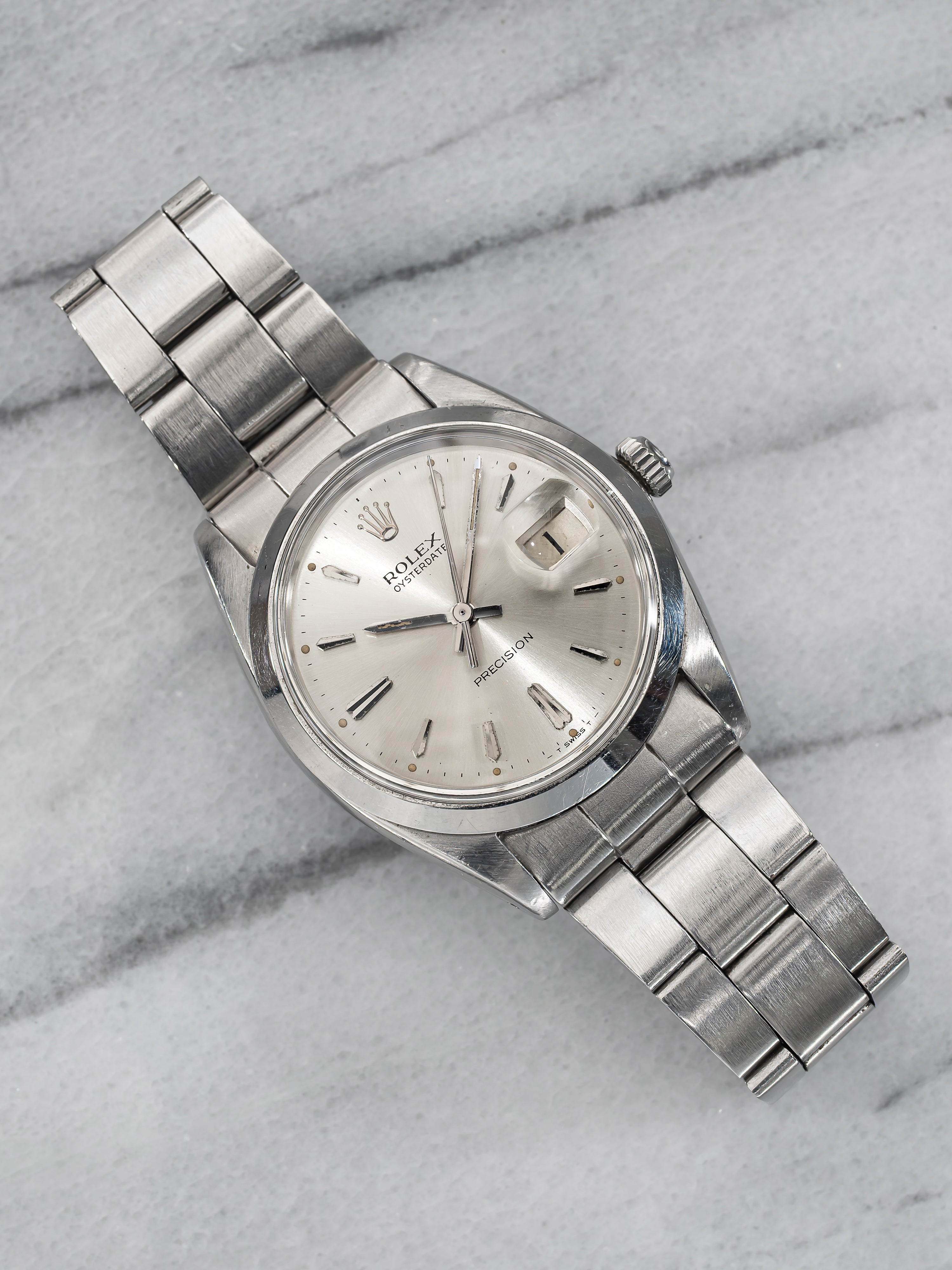 Rolex Oysterdate Precision 6694 – Silver Dial