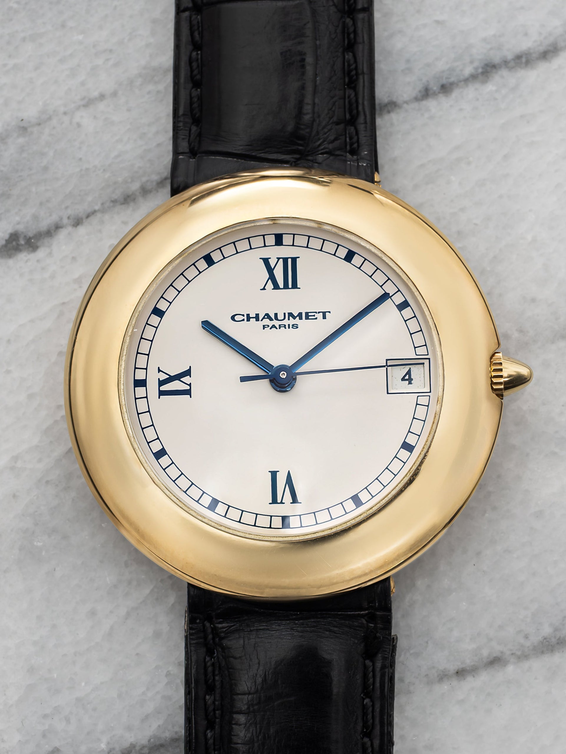 Chaumet Pebble – White Roman Dial