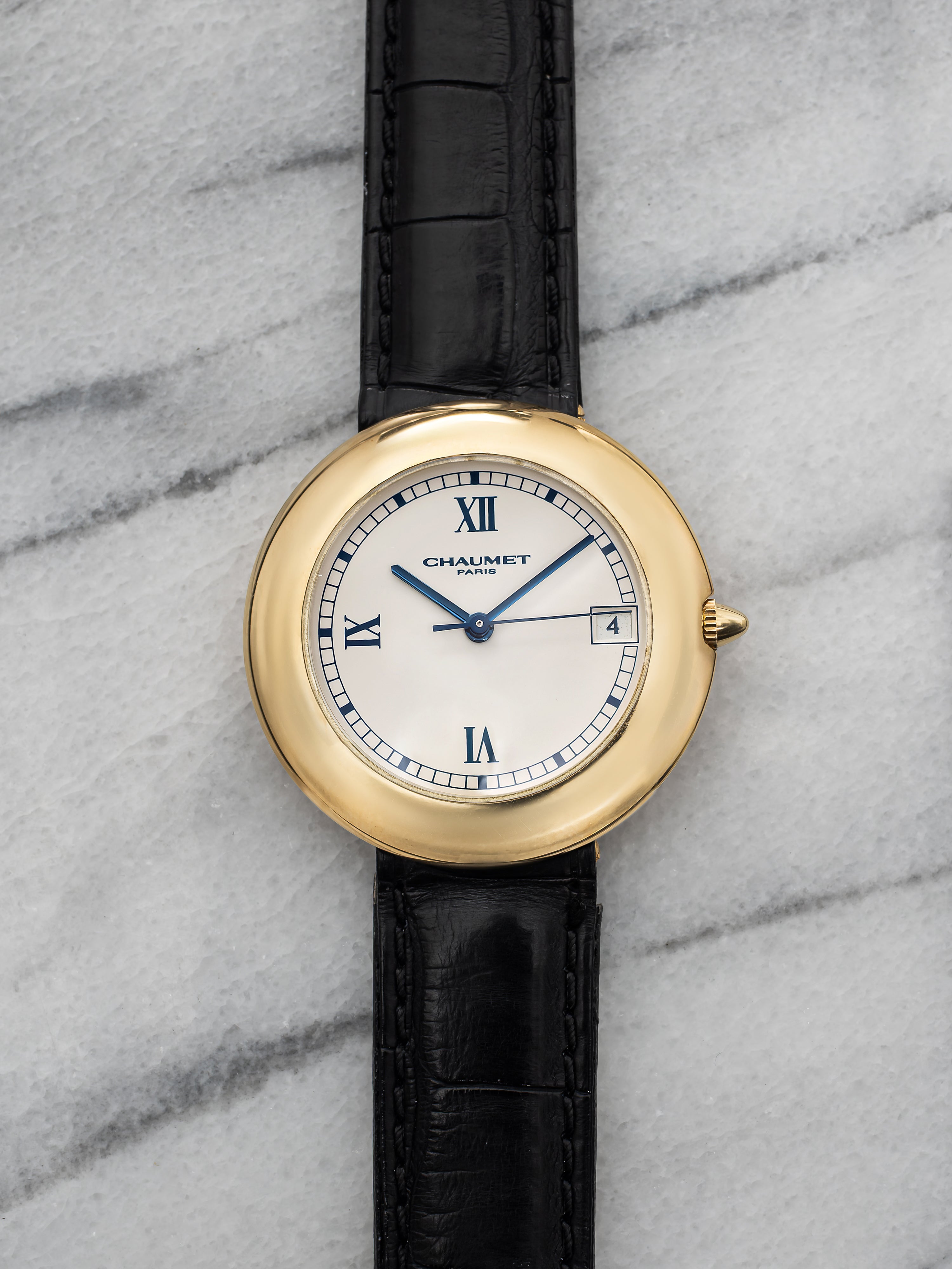 Chaumet Pebble – White Roman Dial