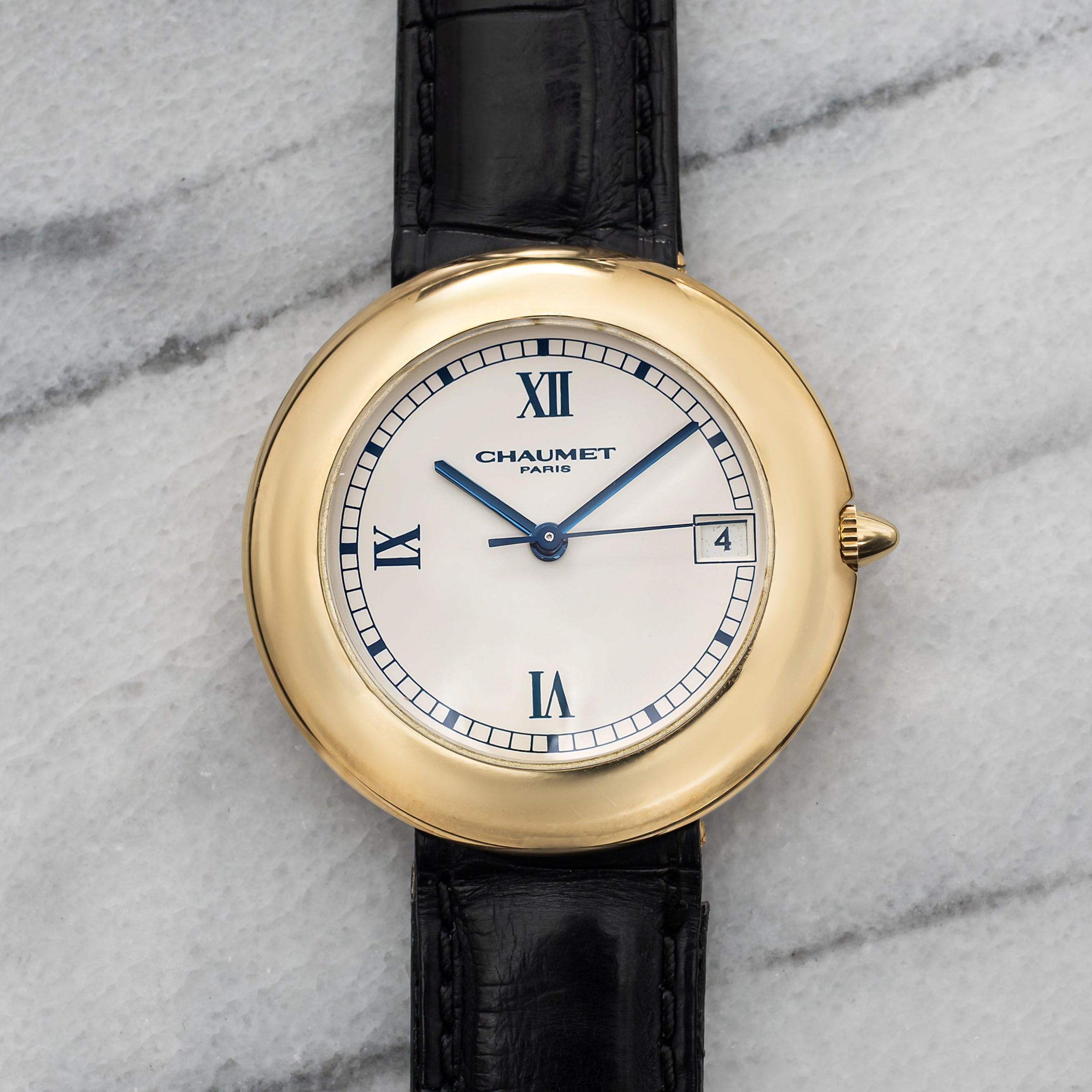 Chaumet Pebble – White Roman Dial