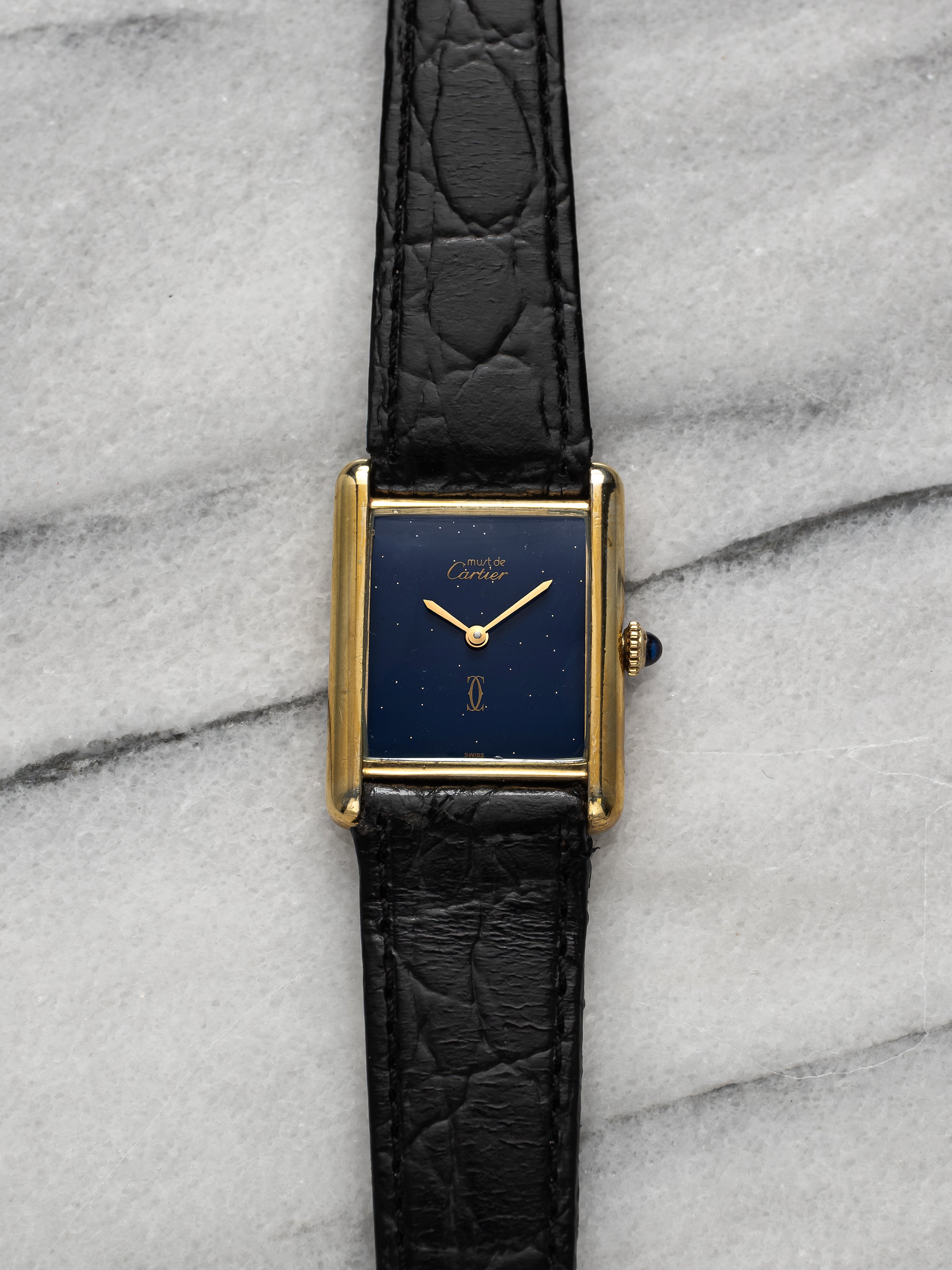 Cartier Tank - Blue Dial