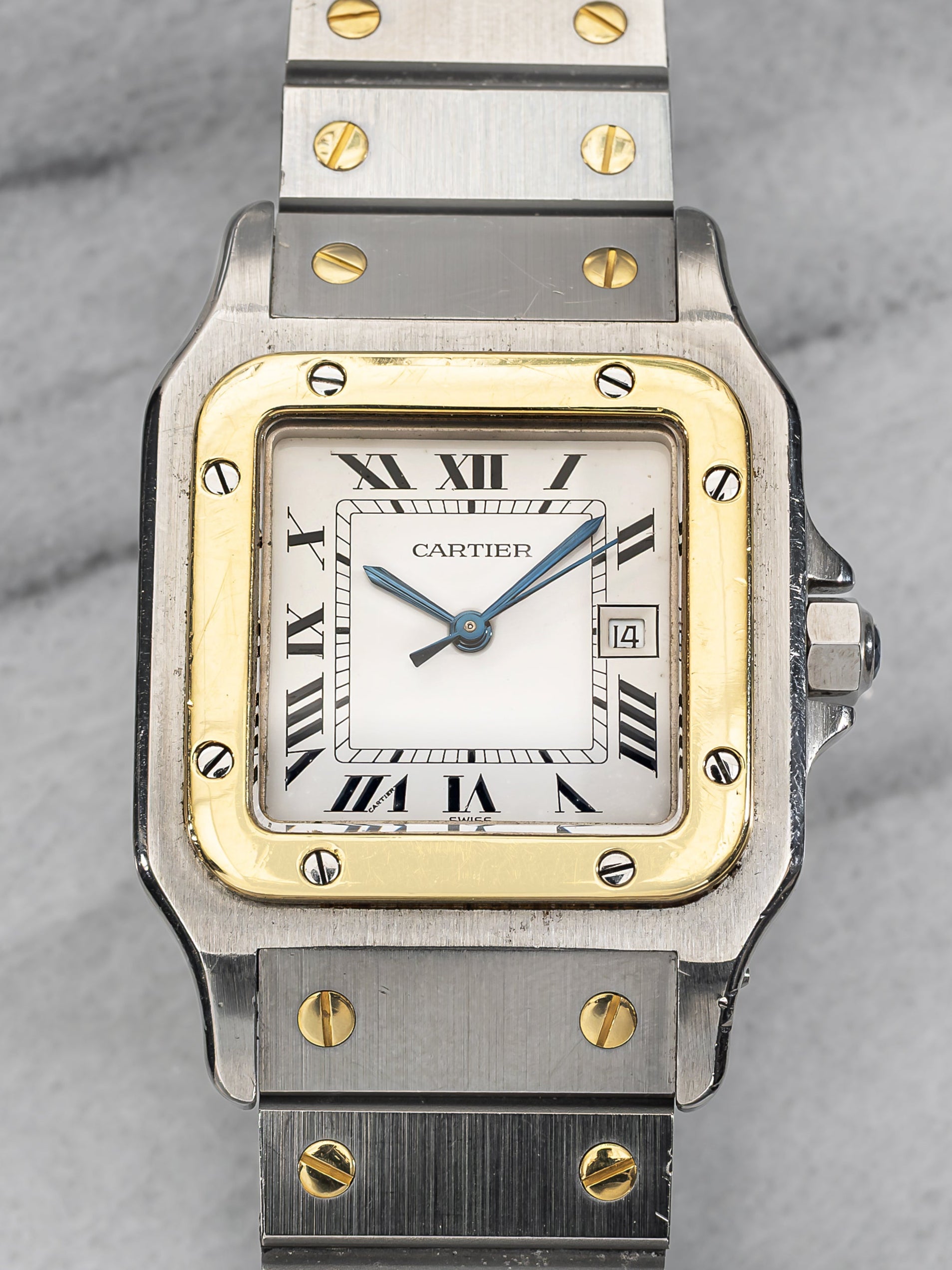 Cartier Santos 2961 – White Roman Dial