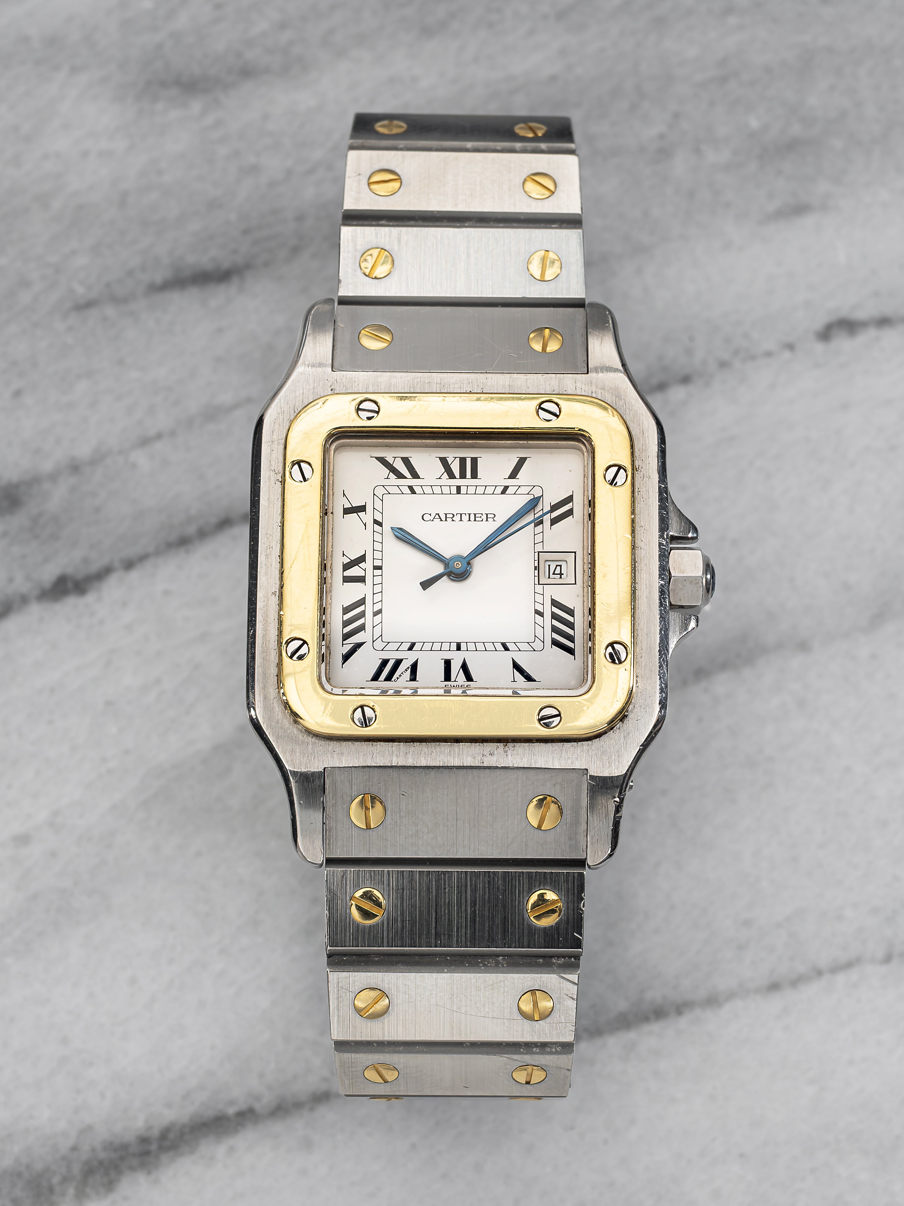 Cartier Santos 2961 – White Roman Dial