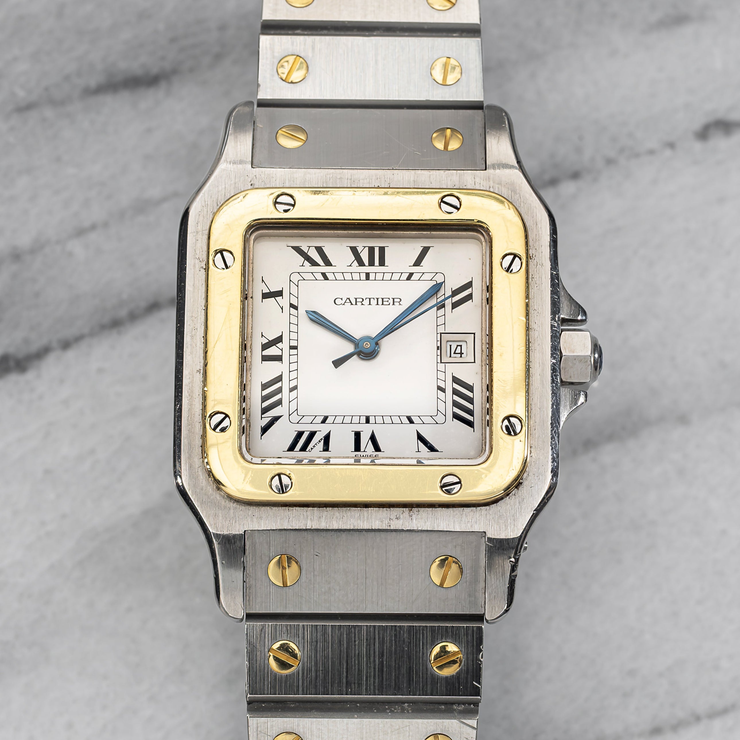 Cartier Santos 2961 – White Roman Dial