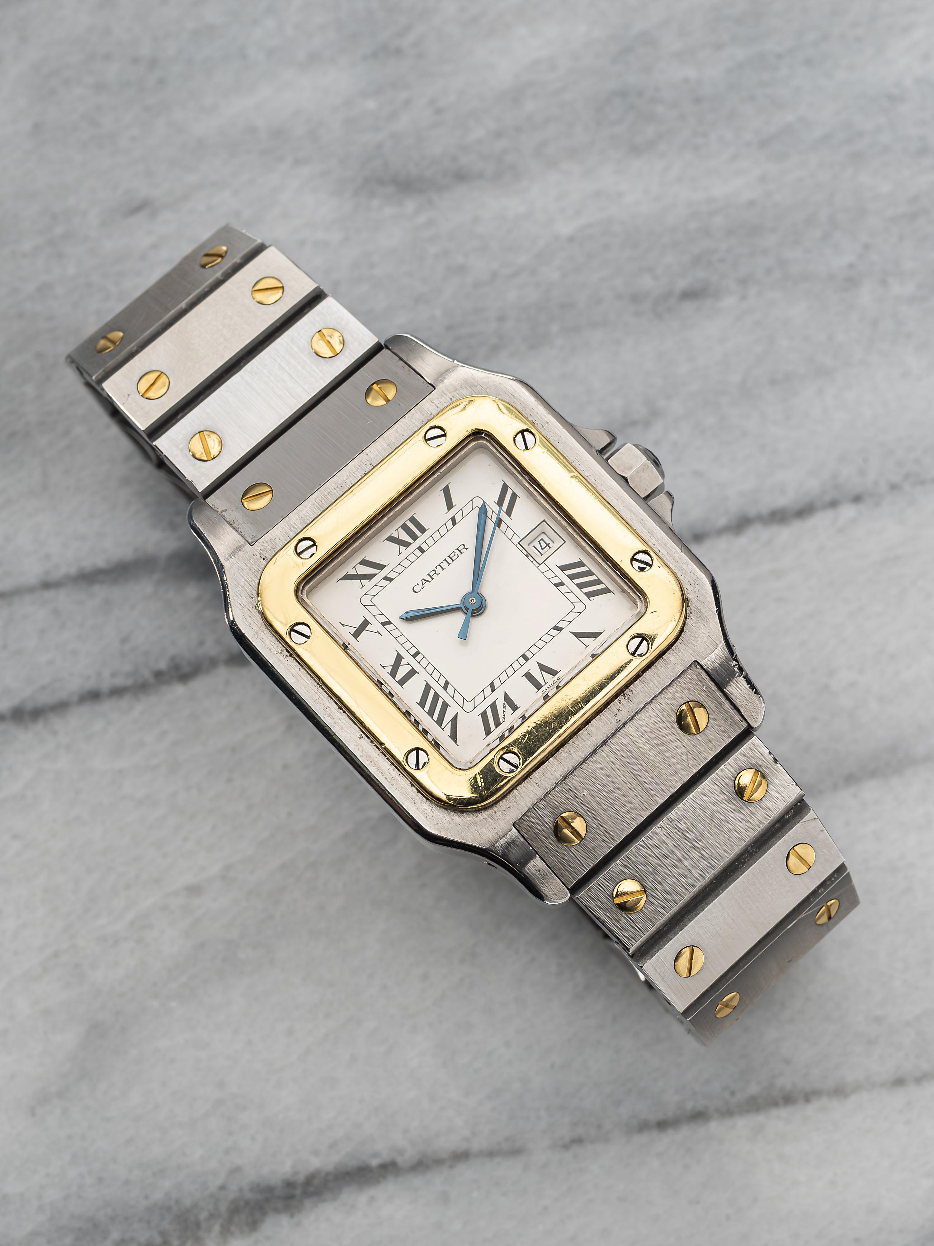 Cartier Santos 2961 – White Roman Dial