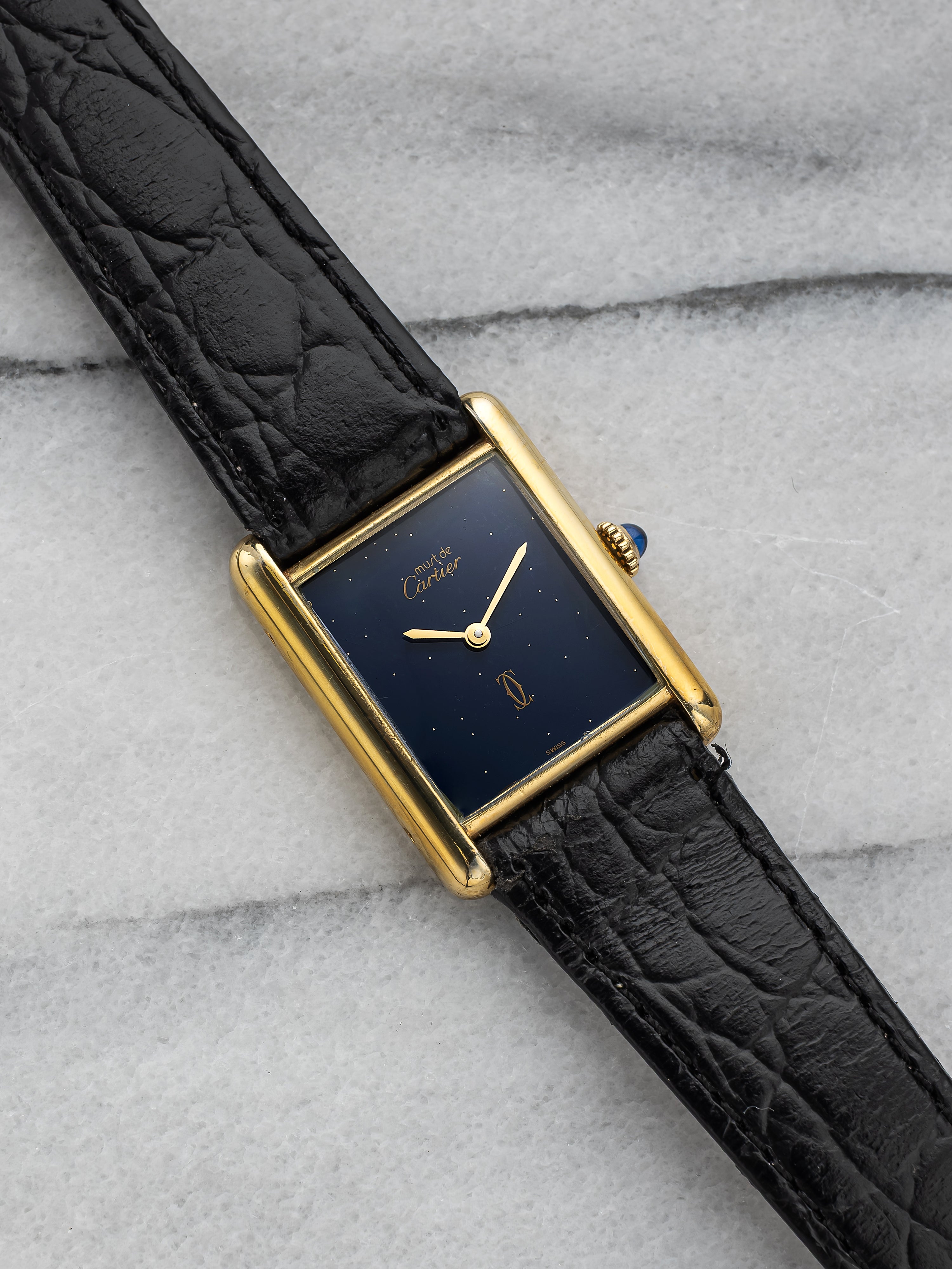 Cartier Tank - Blue Dial