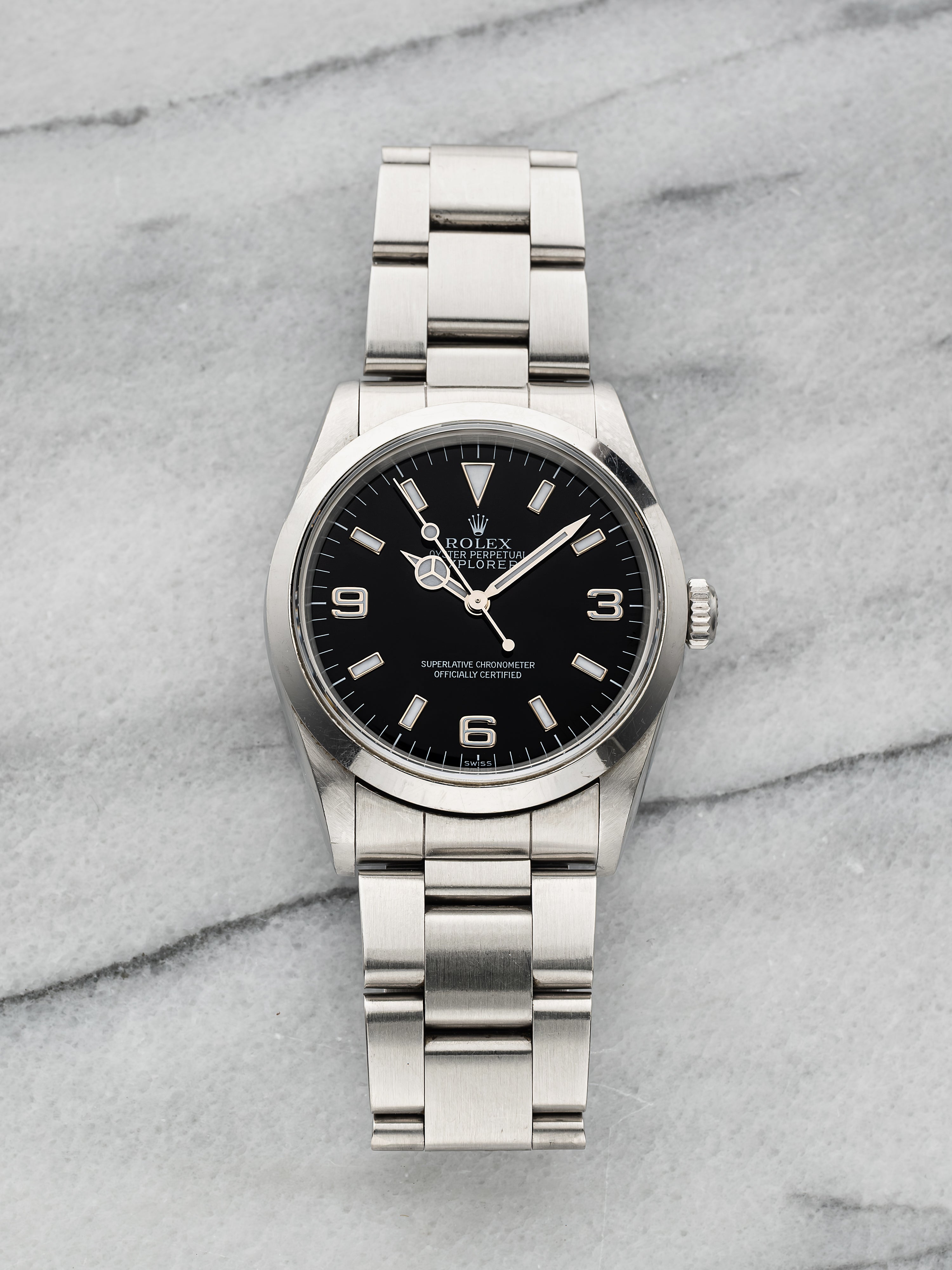1998 Rolex Explorer I 14270 – Stainless Steel Black Dial