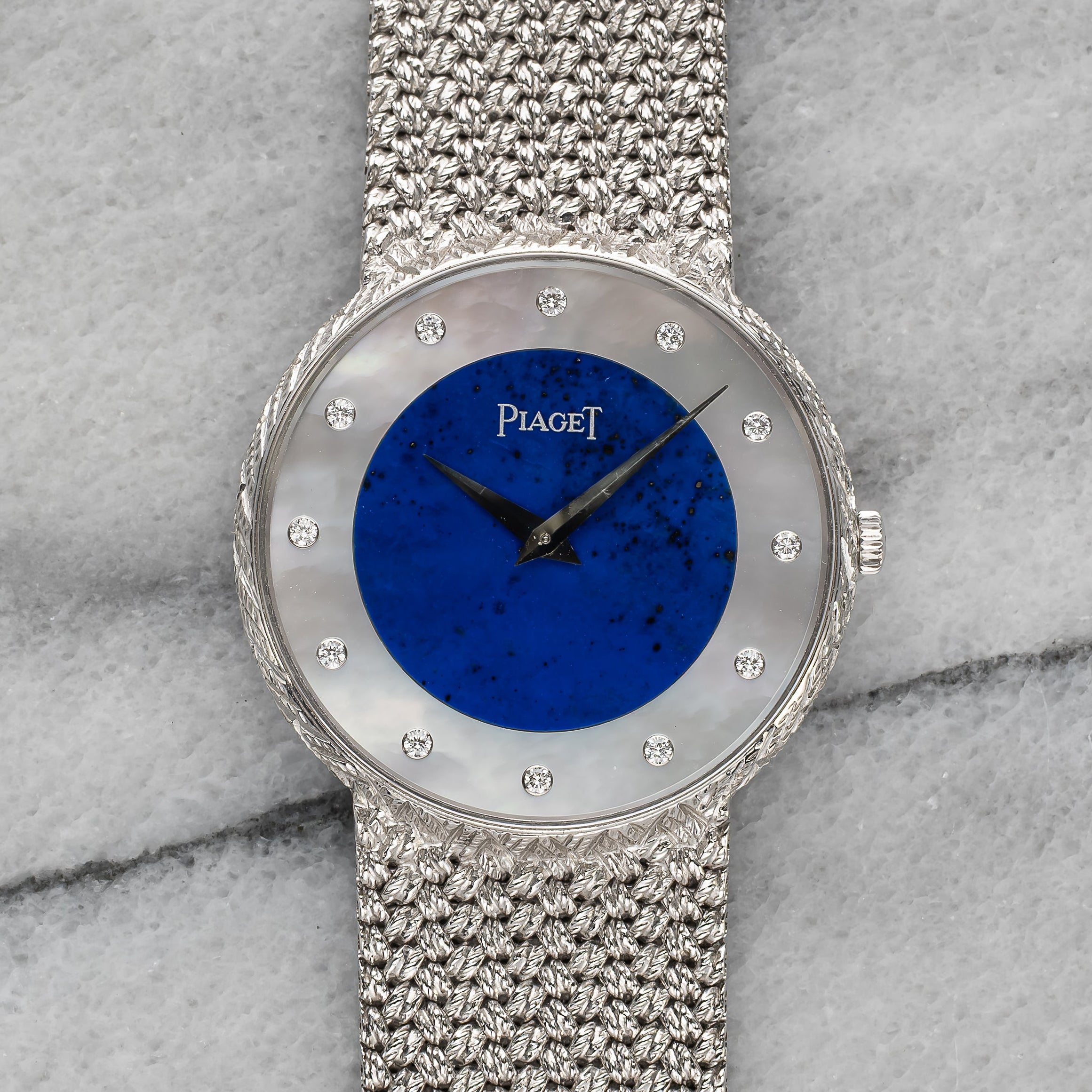 Piaget 9065 - Diamond Lapis & Mother of Pearl Dial