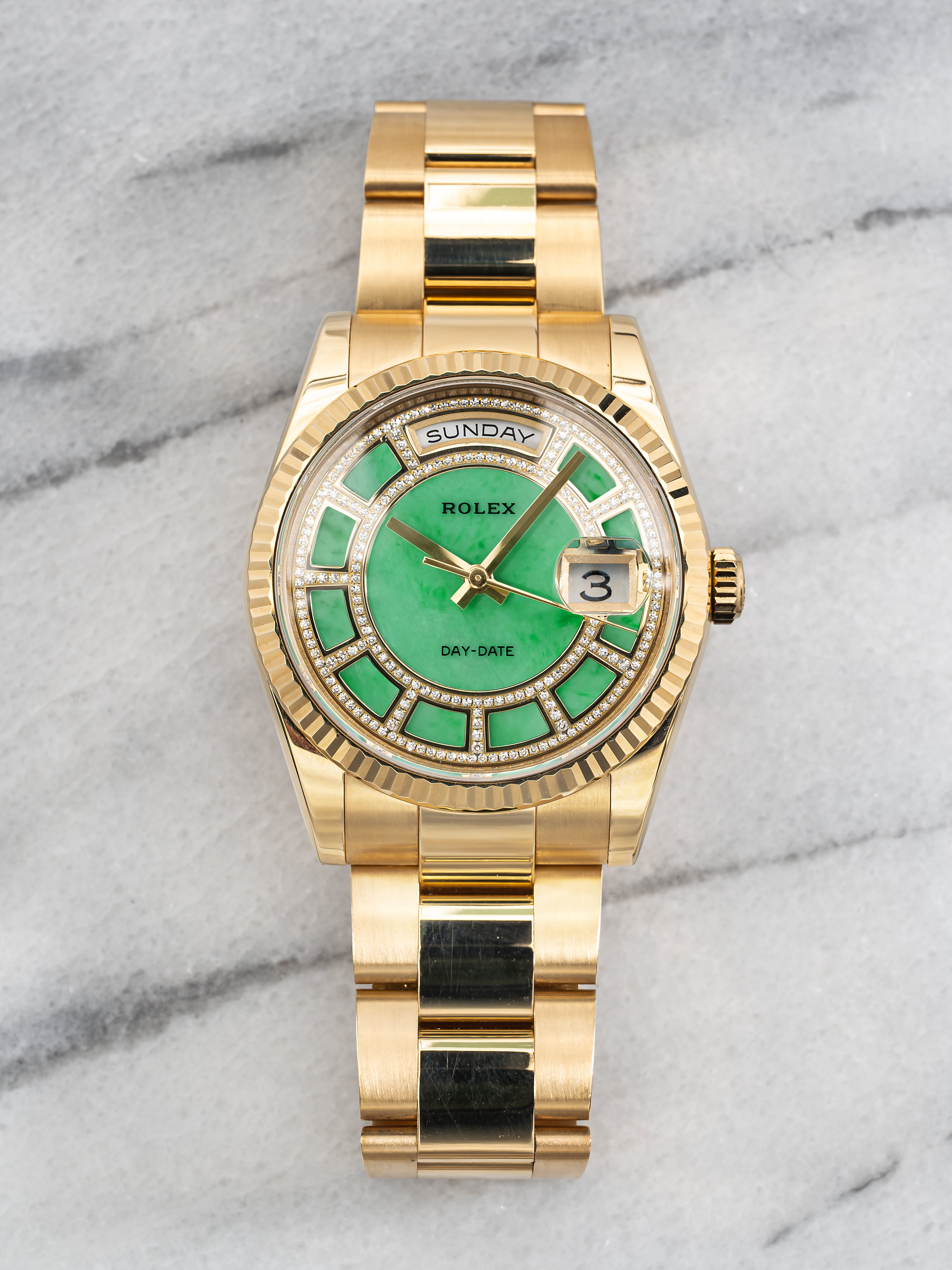 Rolex Day Date 118238 – Jade Dial