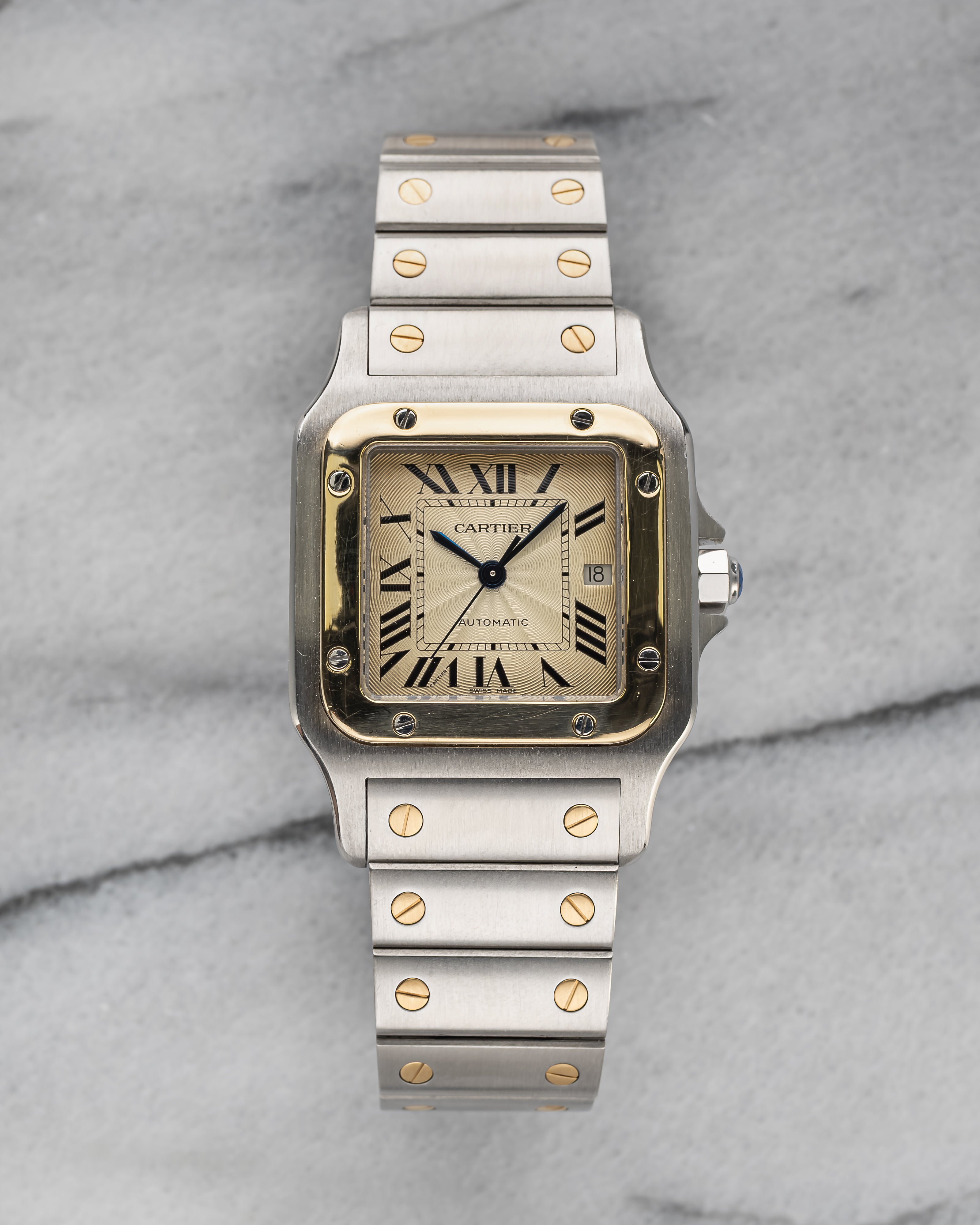 Cartier Santos 2319 - Guilloche Dial
