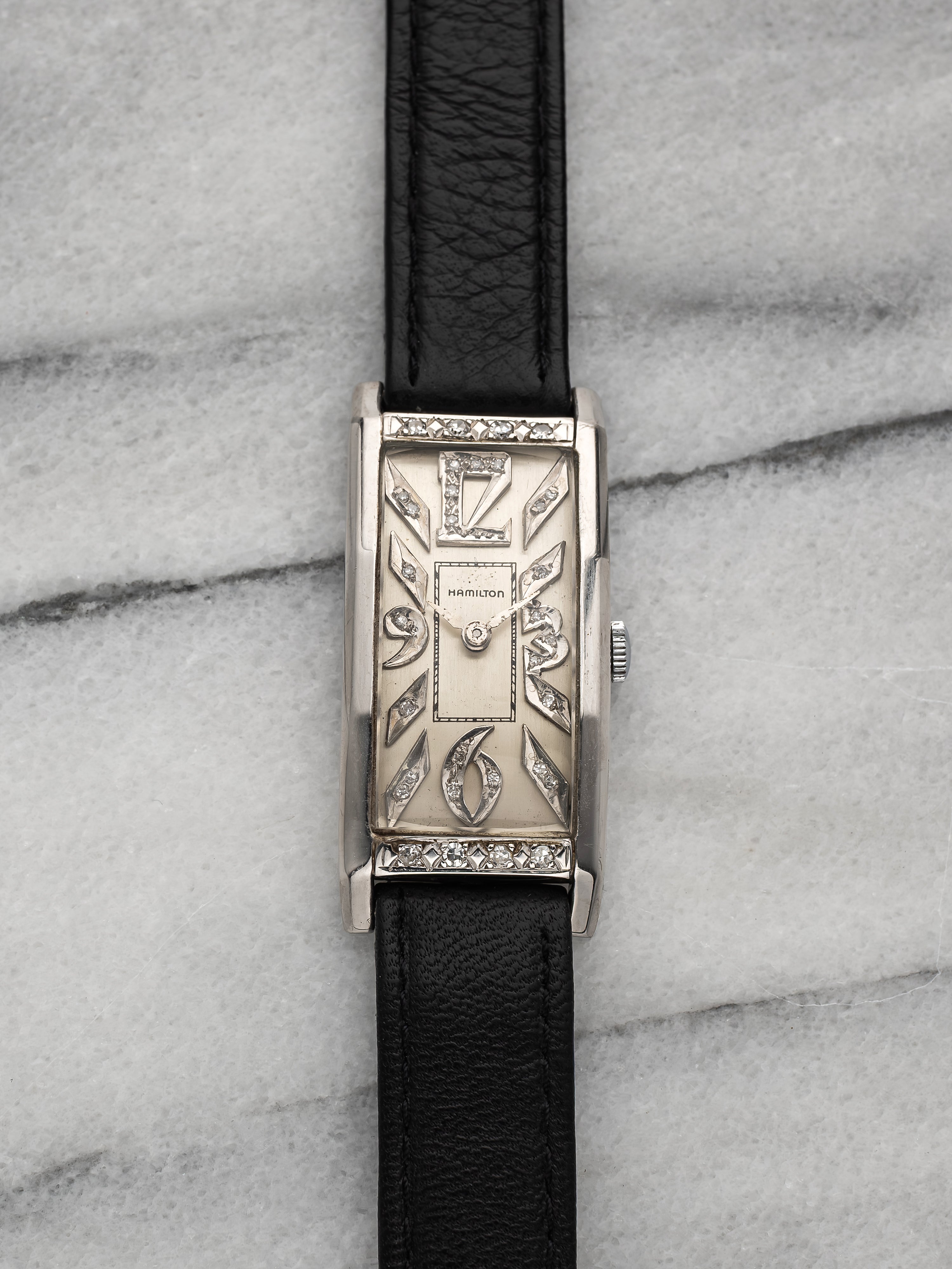 Hamilton Platinum - Diamond Dial.