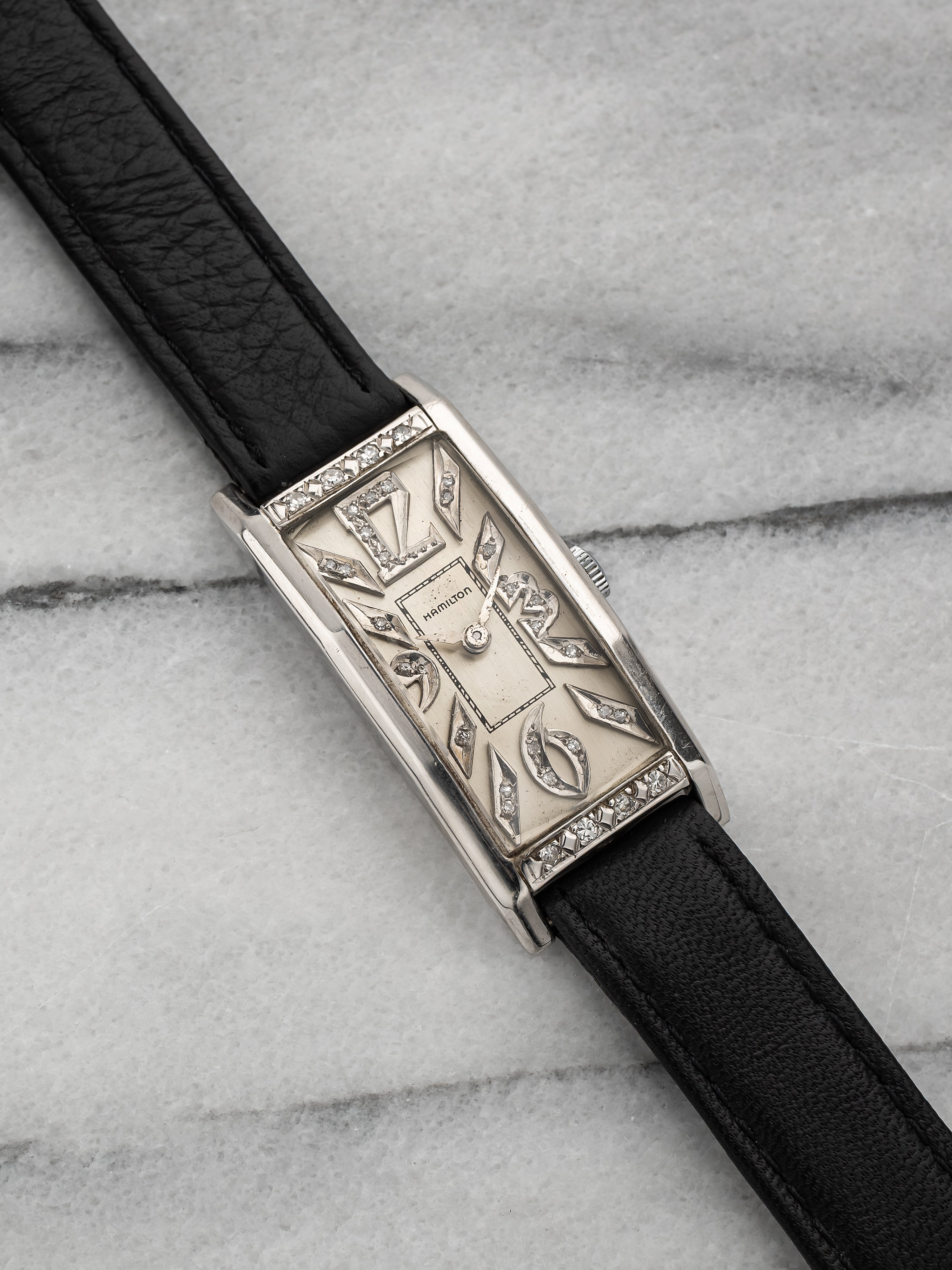 Hamilton Platinum - Diamond Dial.