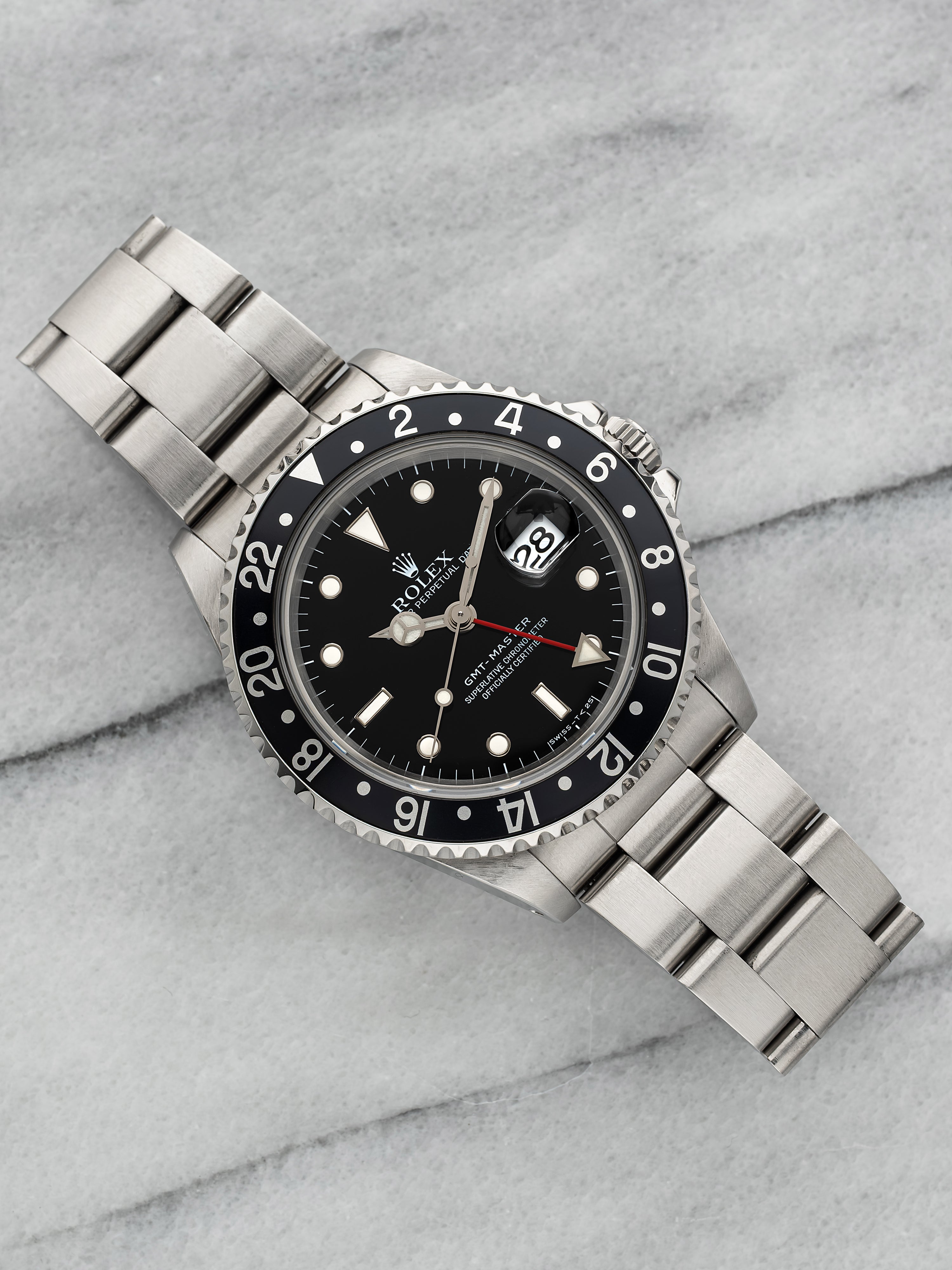 1999 Rolex GMT-Master 16700 – Stainless Steel Black Bezel