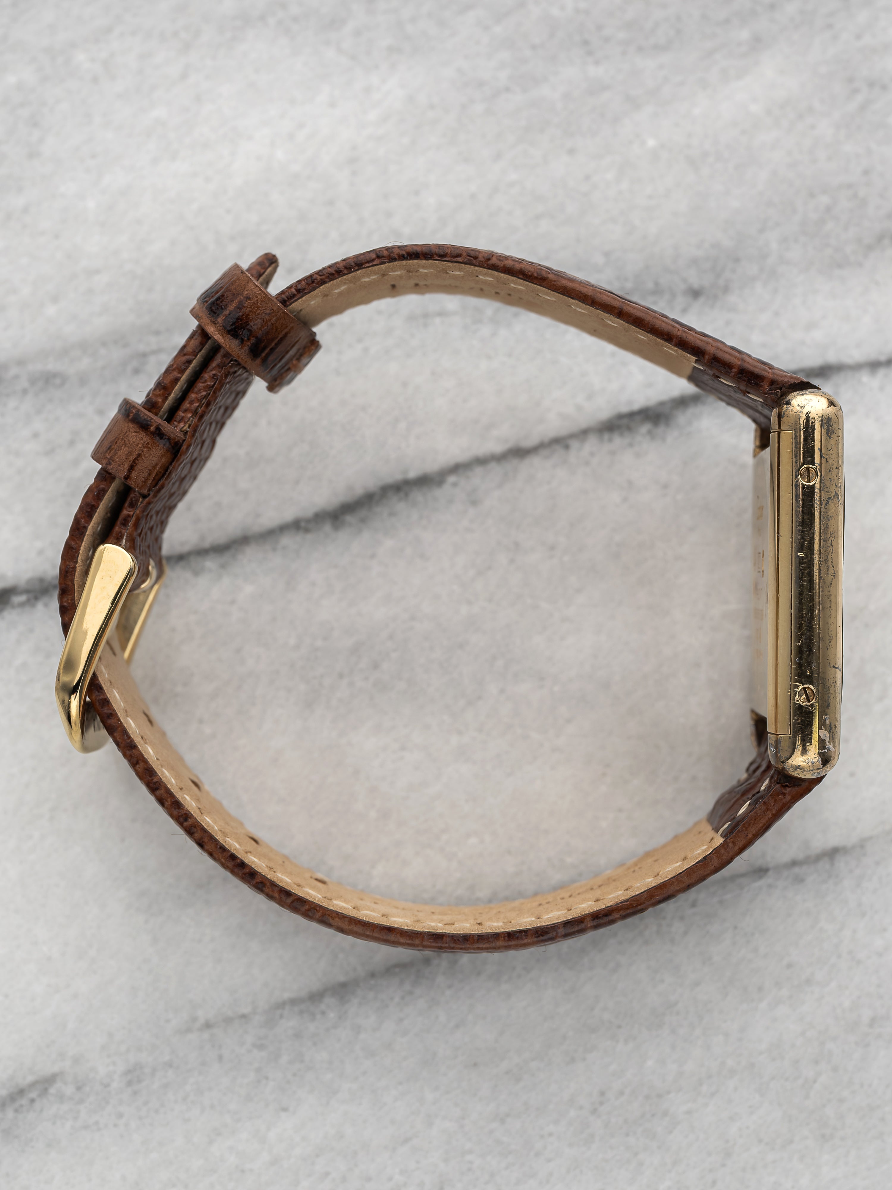 Cartier Tank - Lemon Roman Numeral Dial