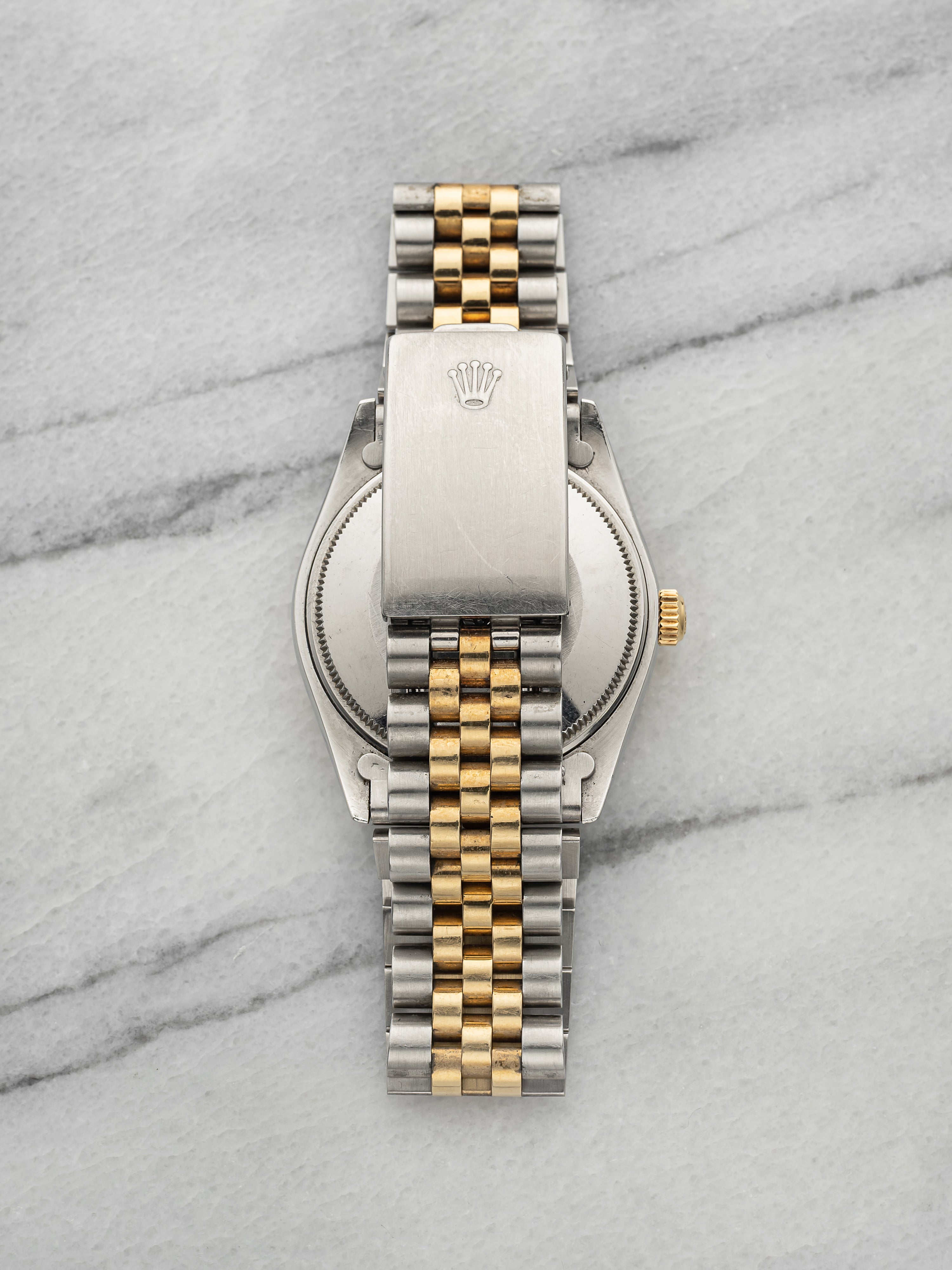 Vintage 1988 Rolex Oyster Perpetual 1005 Two-Tone Champagne Dial Auto 34mm