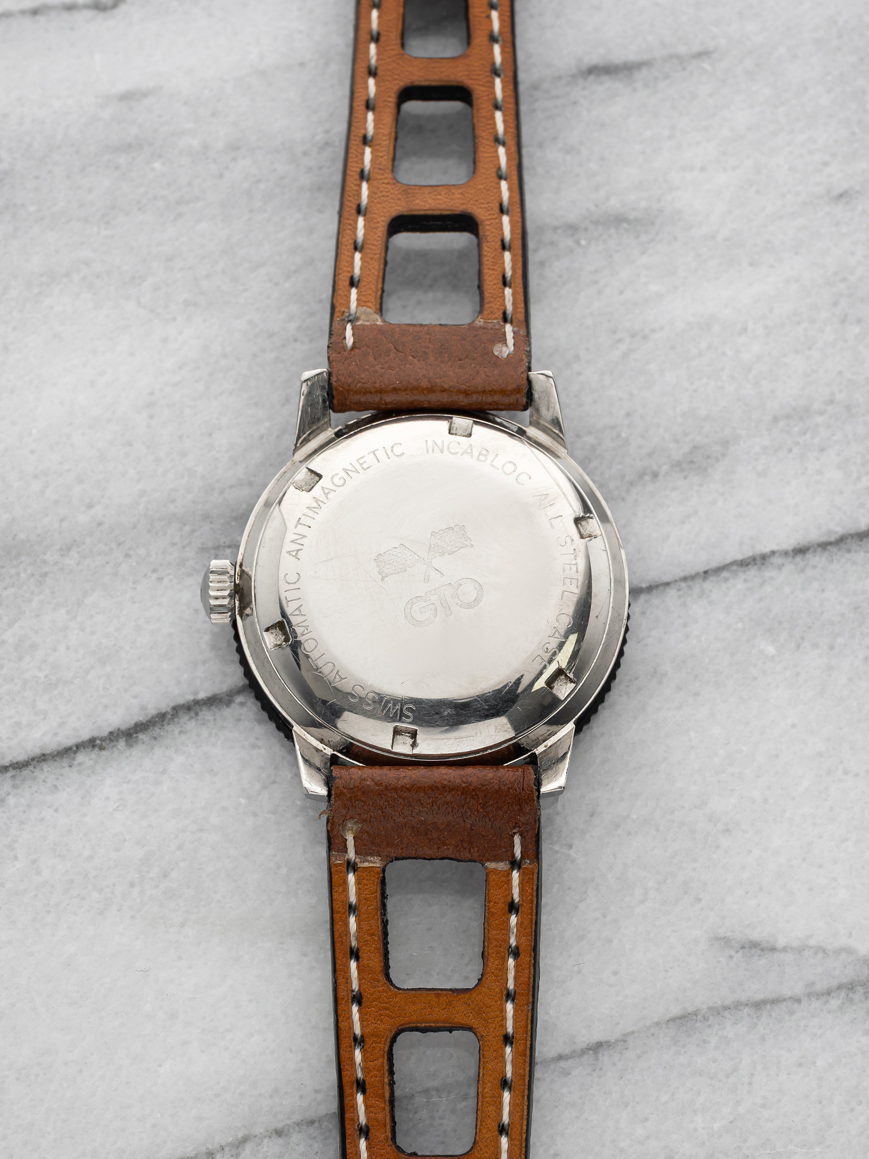 Rotary 1960s GTO Rally GMT – Stainless Steel, Multi-City Bezel, 39mm