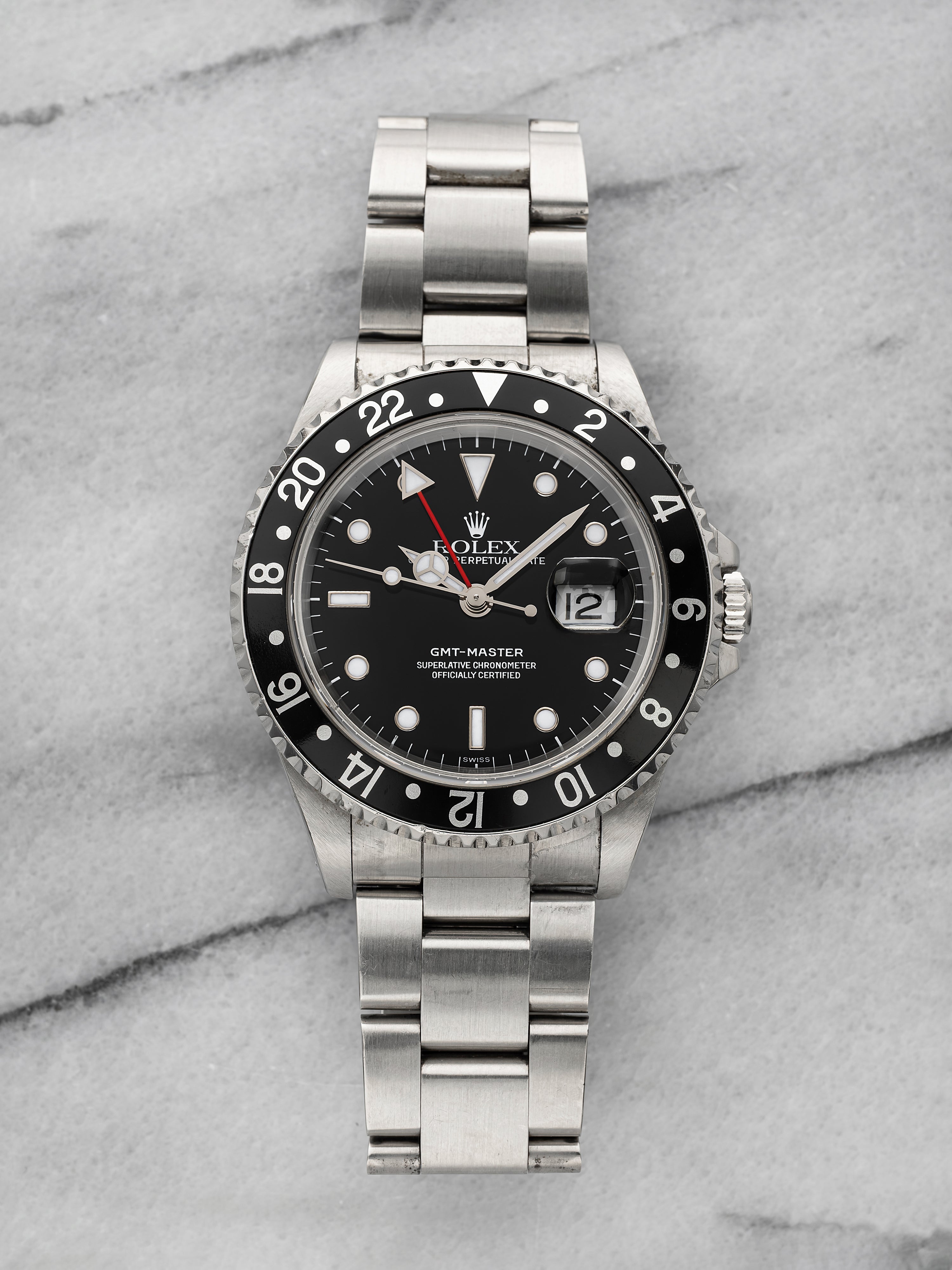 1996 Rolex GMT-Master 16700 - Black Bezel Black Dial