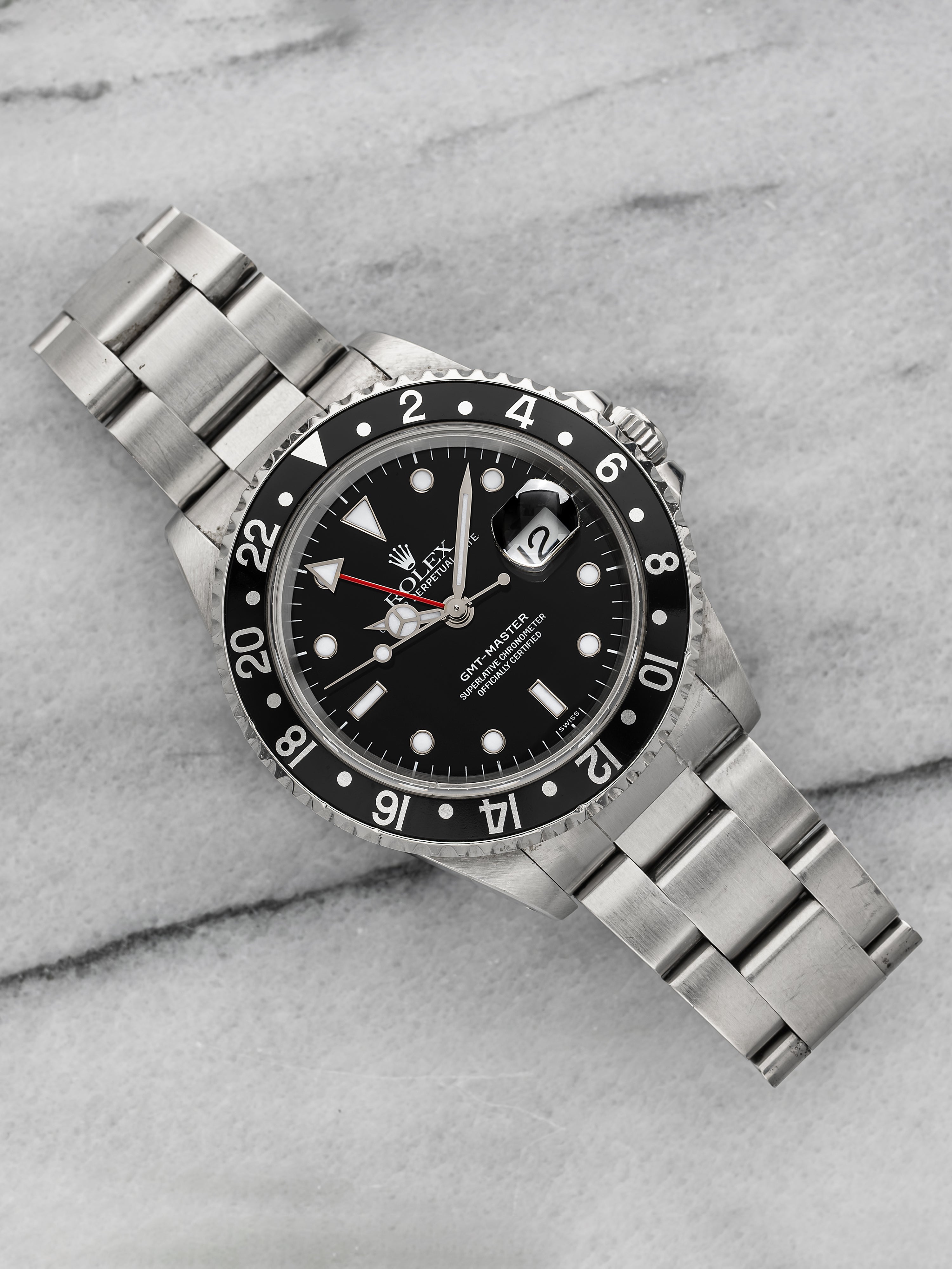 1996 Rolex GMT-Master 16700 - Black Bezel Black Dial